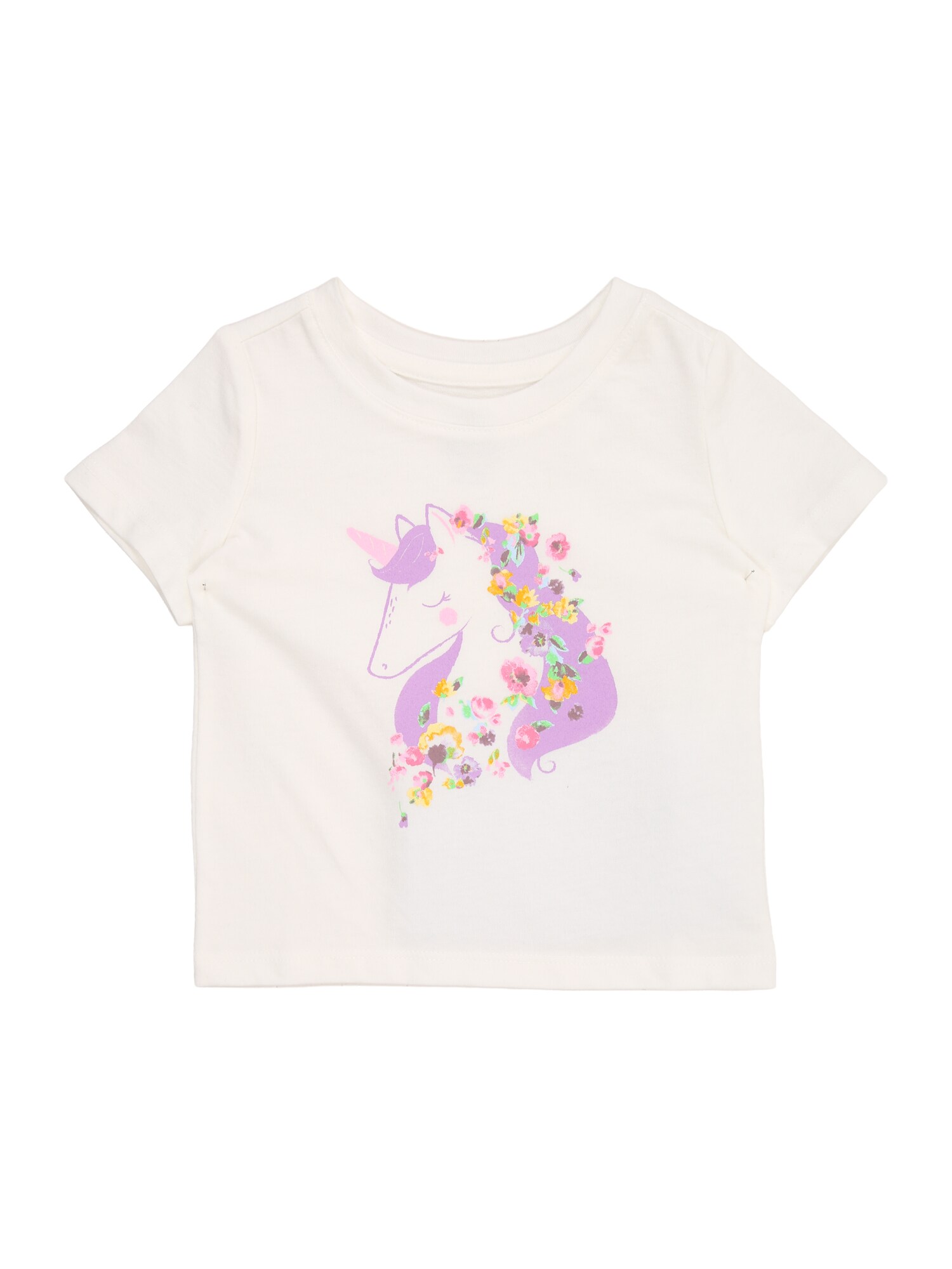 GAP Tricou 'SPRING'  galben / lila / roz / alb