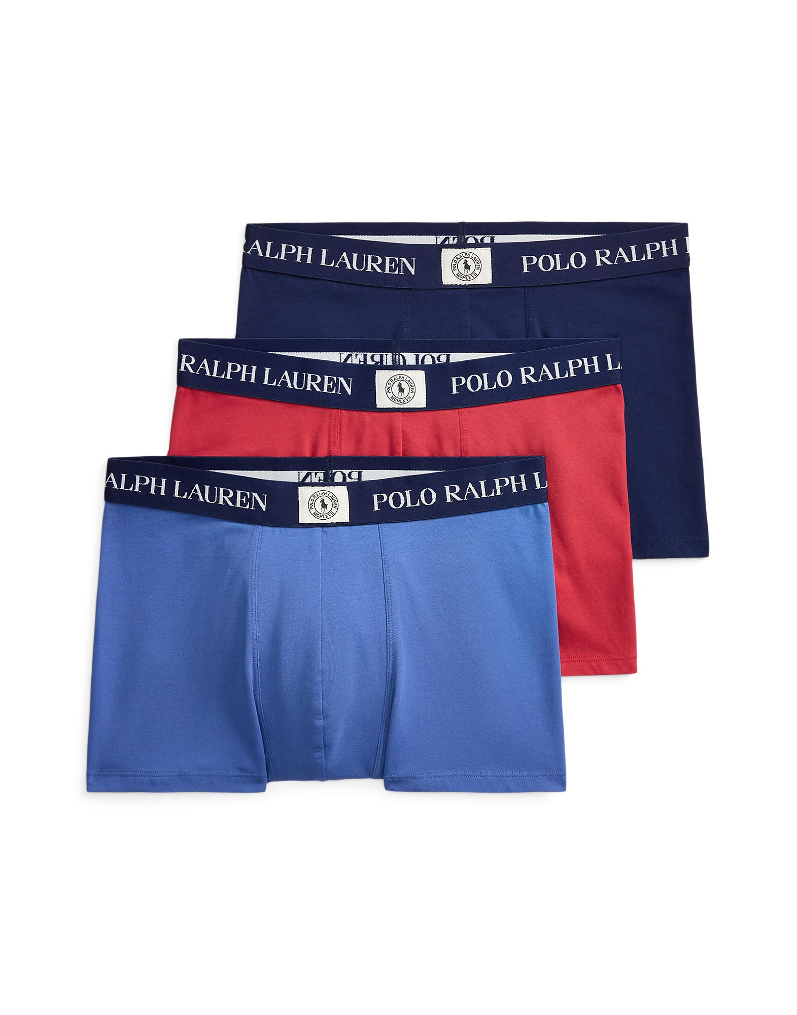 Polo Ralph Lauren Boxerky  námornícka modrá / kráľovská modrá / svetločervená / biela