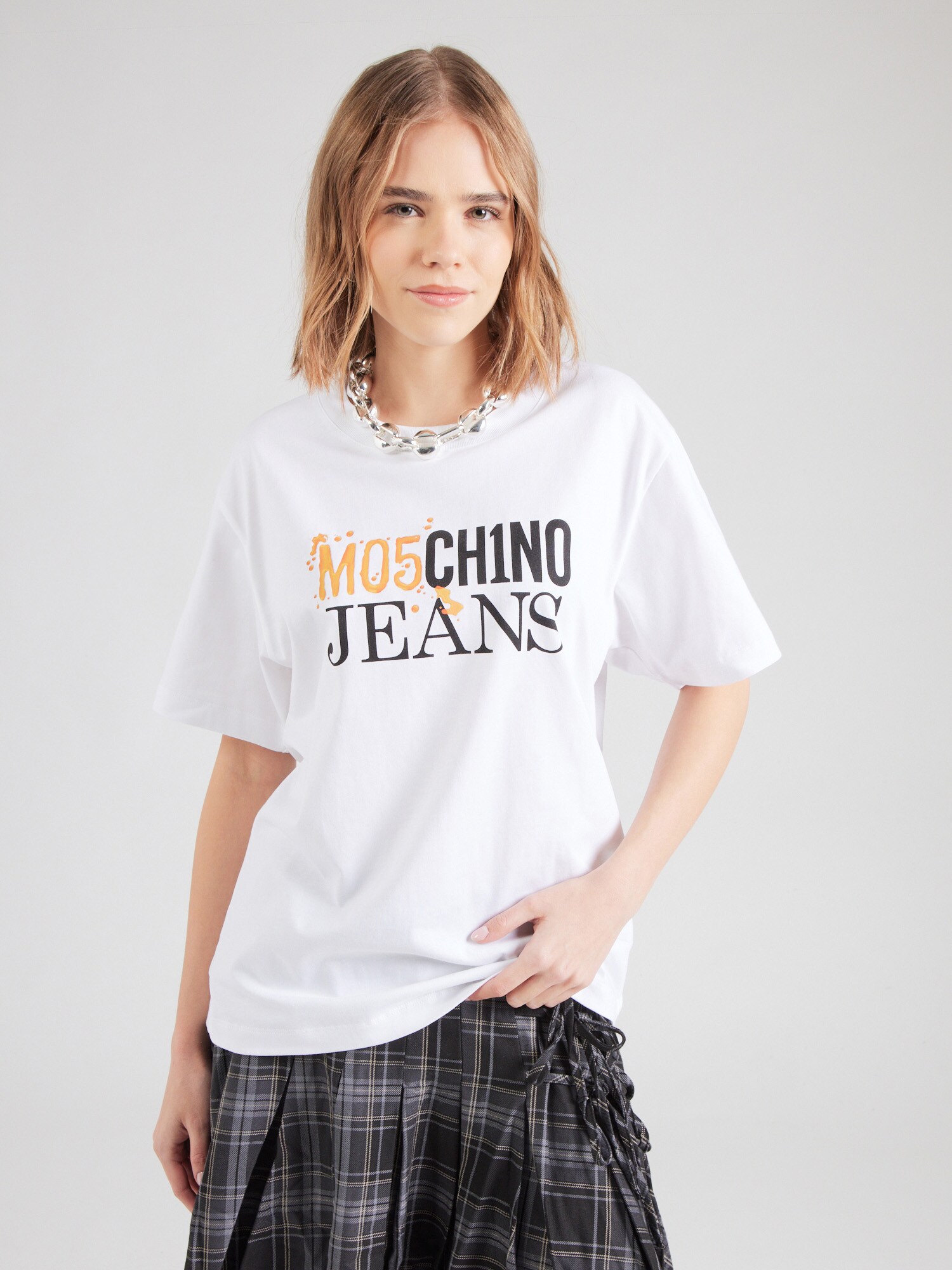Moschino Jeans Póló  narancs / fekete / fehér termék 2. képe