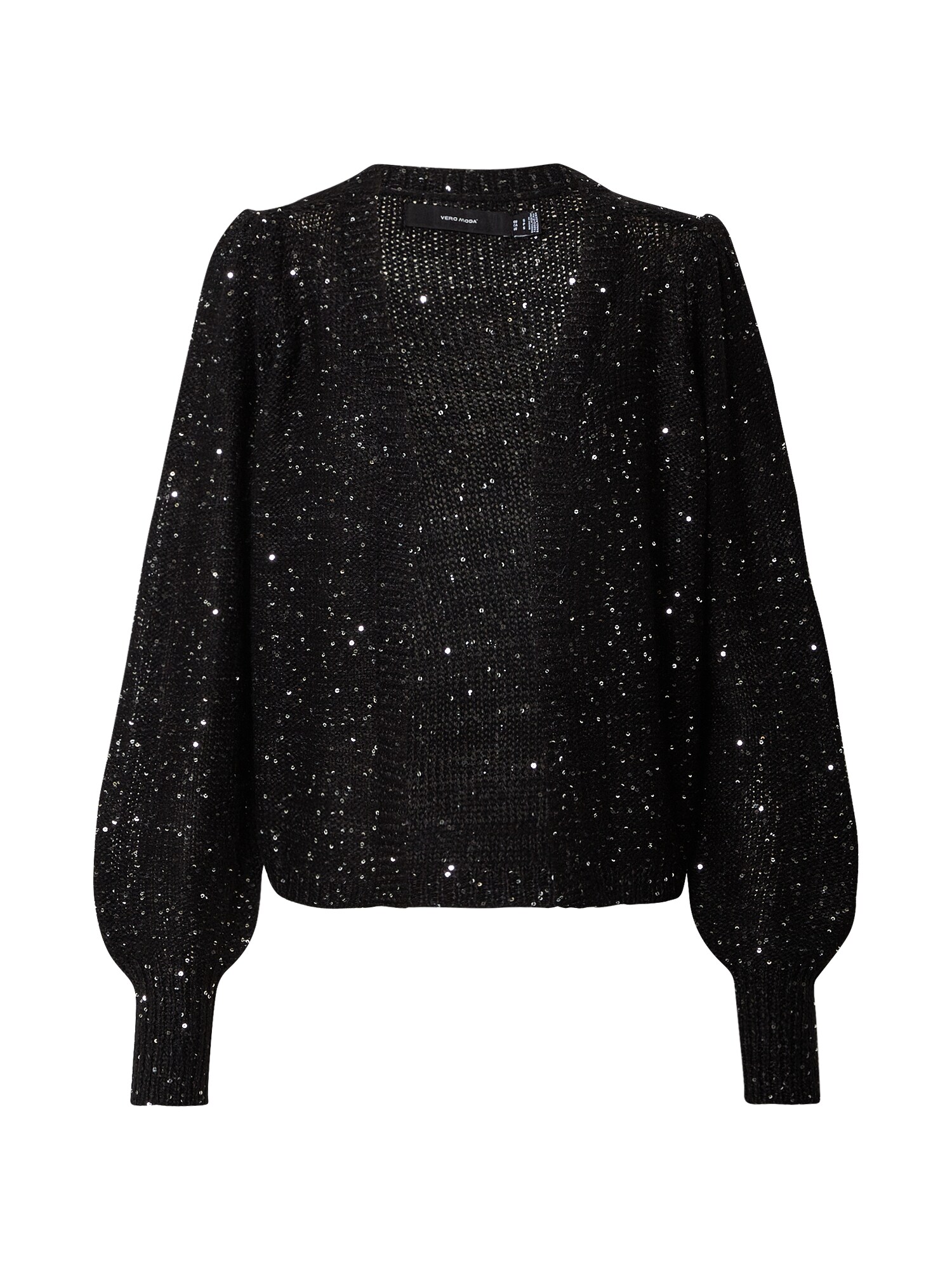 VERO MODA Kardiganas 'LEILANI'  sidabrinė / juoda