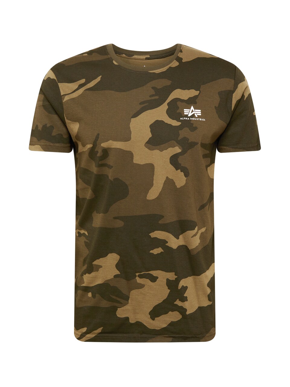 T-shirt ljusbrun / khaki / oliv