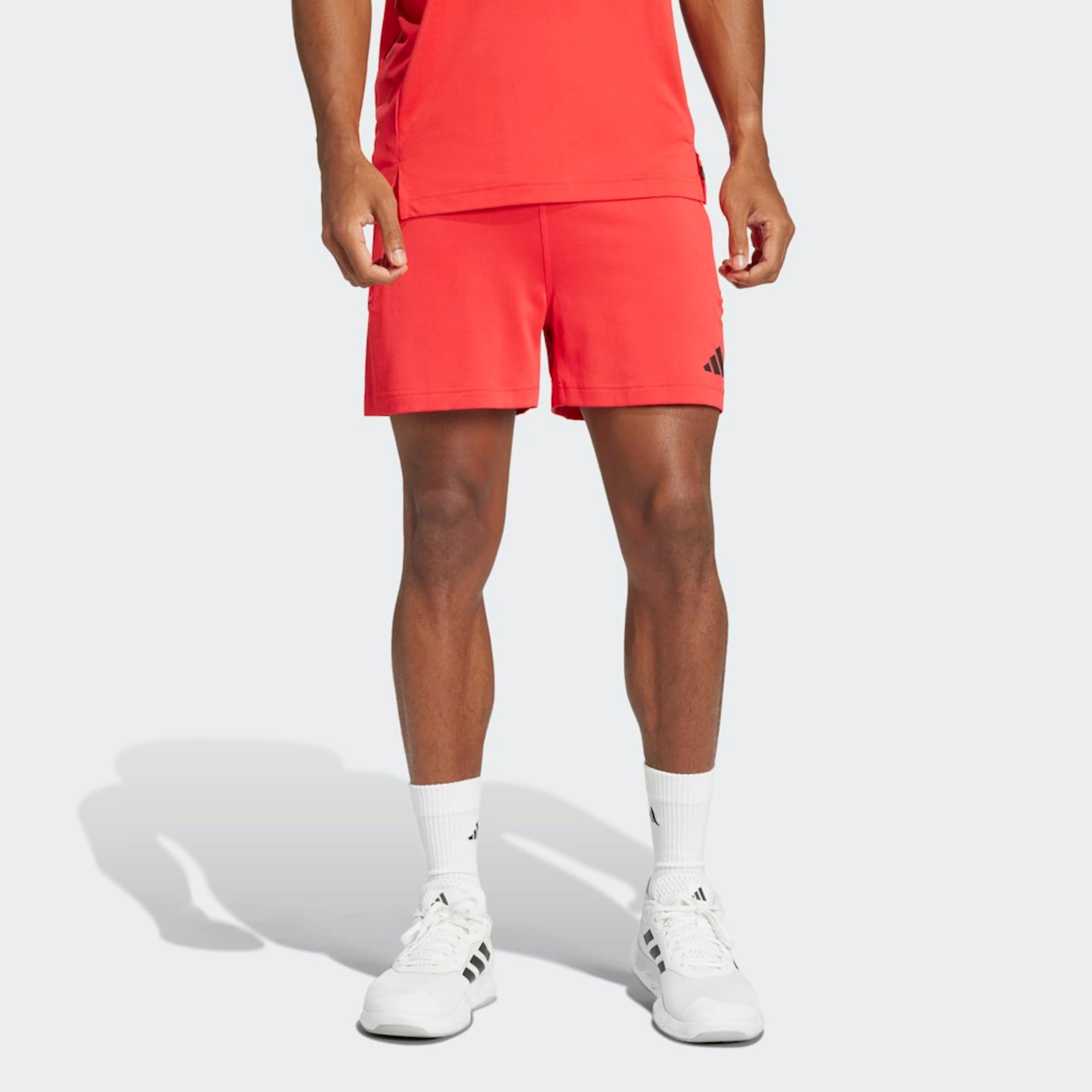ADIDAS PERFORMANCE Sportnadrágok 'Airchill'  rikító piros / fekete termék 2. képe