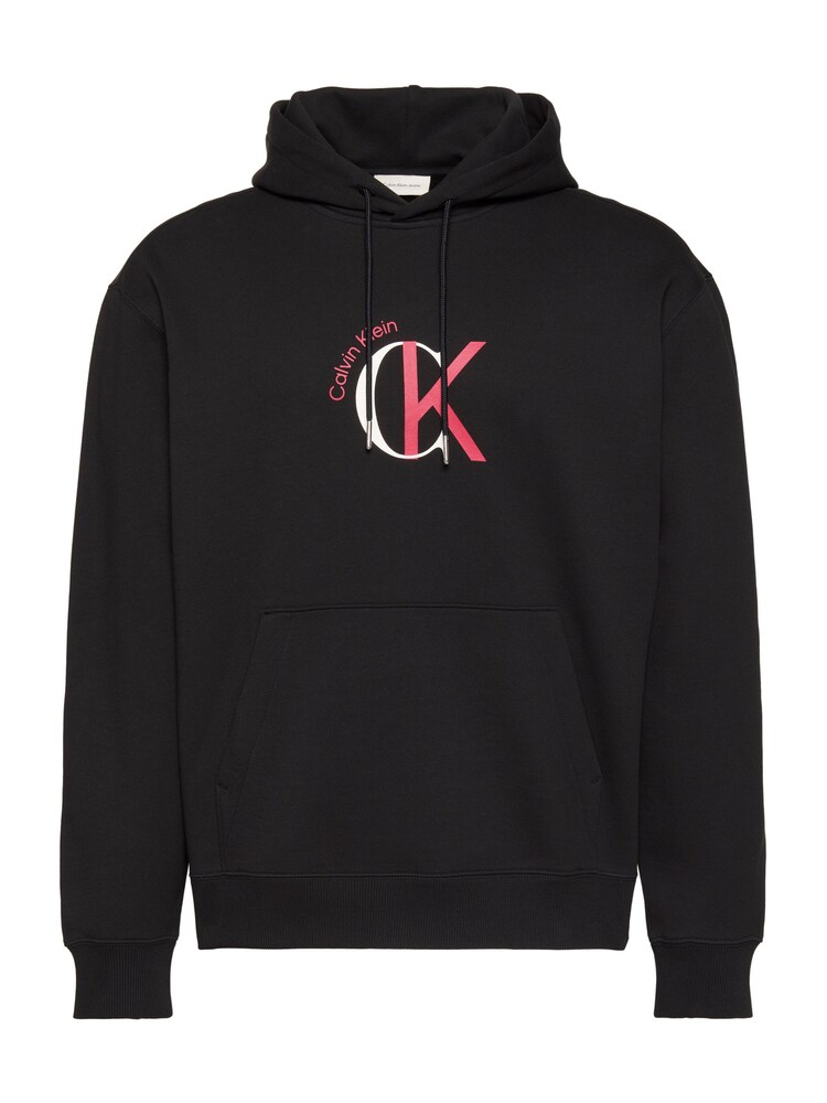 Calvin Klein Jeans Sweatshirt Herren Größe XS grenadine / schwarz / weiß