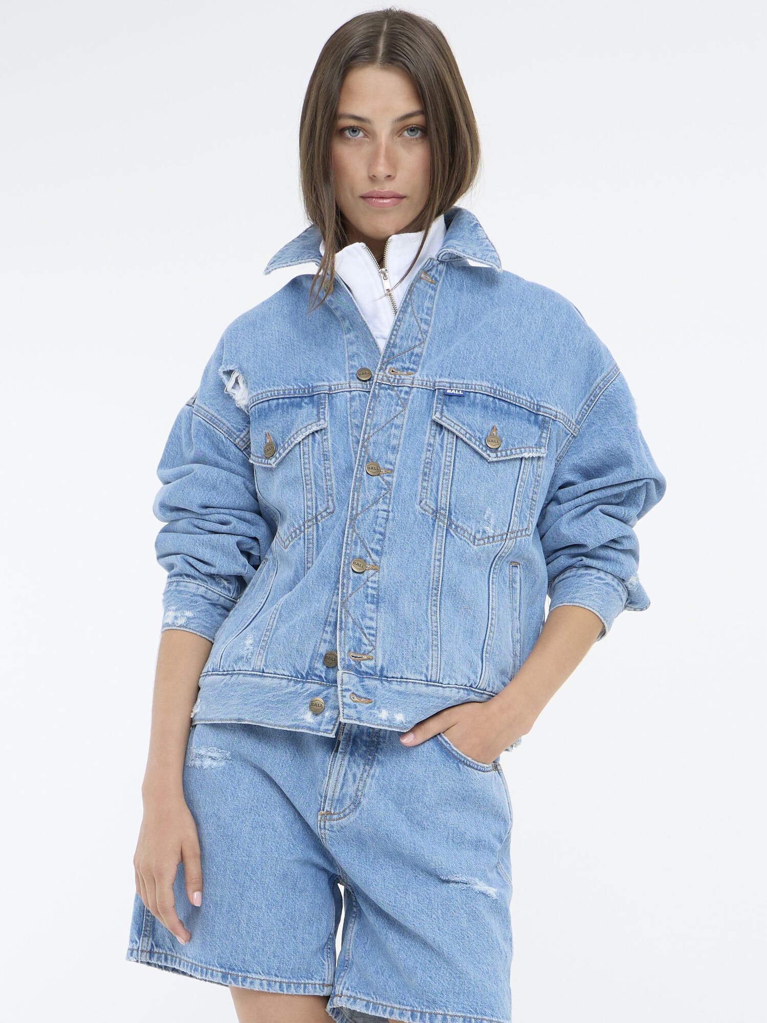 Thumbnail - Ball Jeansjacke BASERRE DENIM