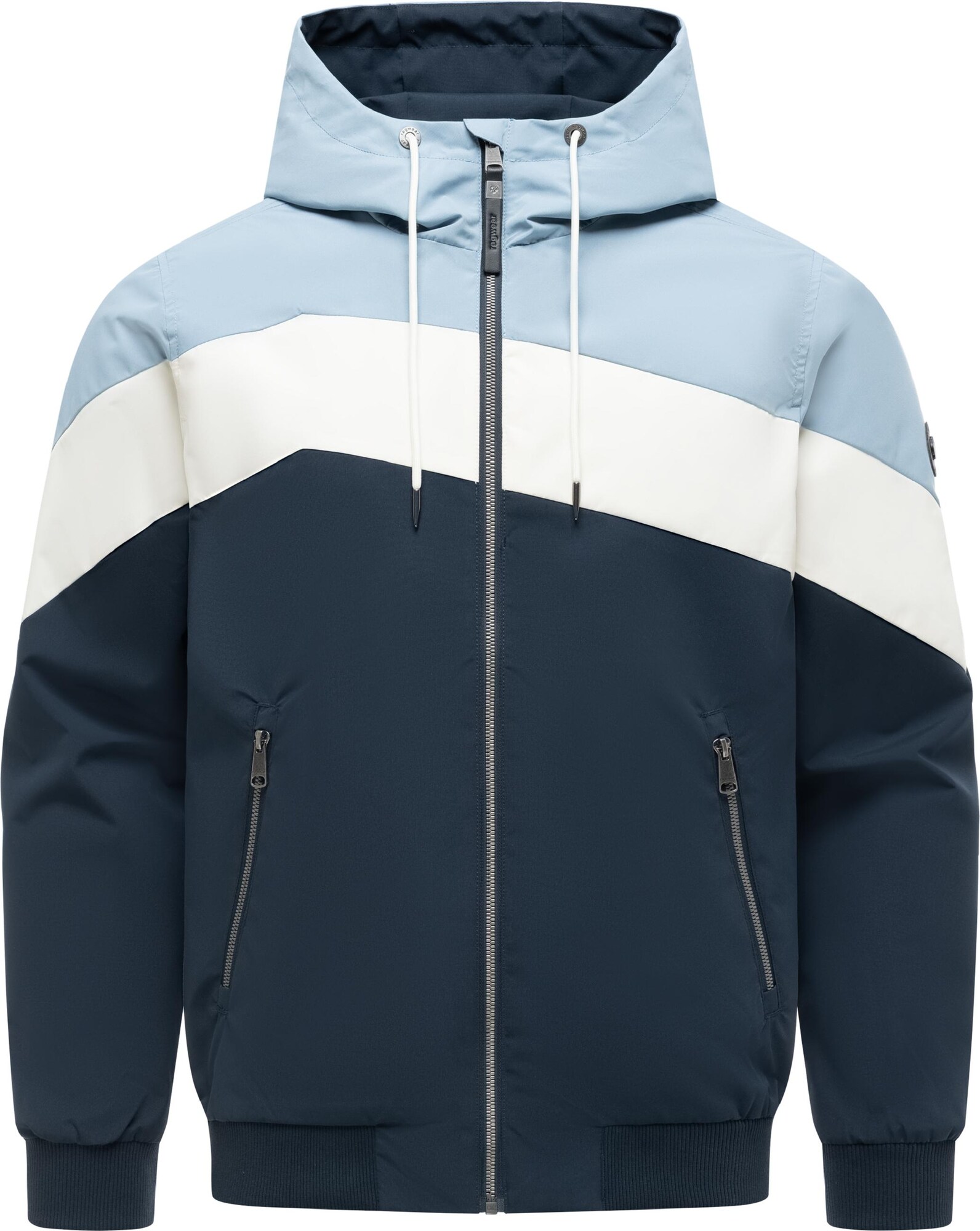 Ragwear Geacă funcțională 'Stewie Block Youmodo'  bleumarin / albastru deschis / alb