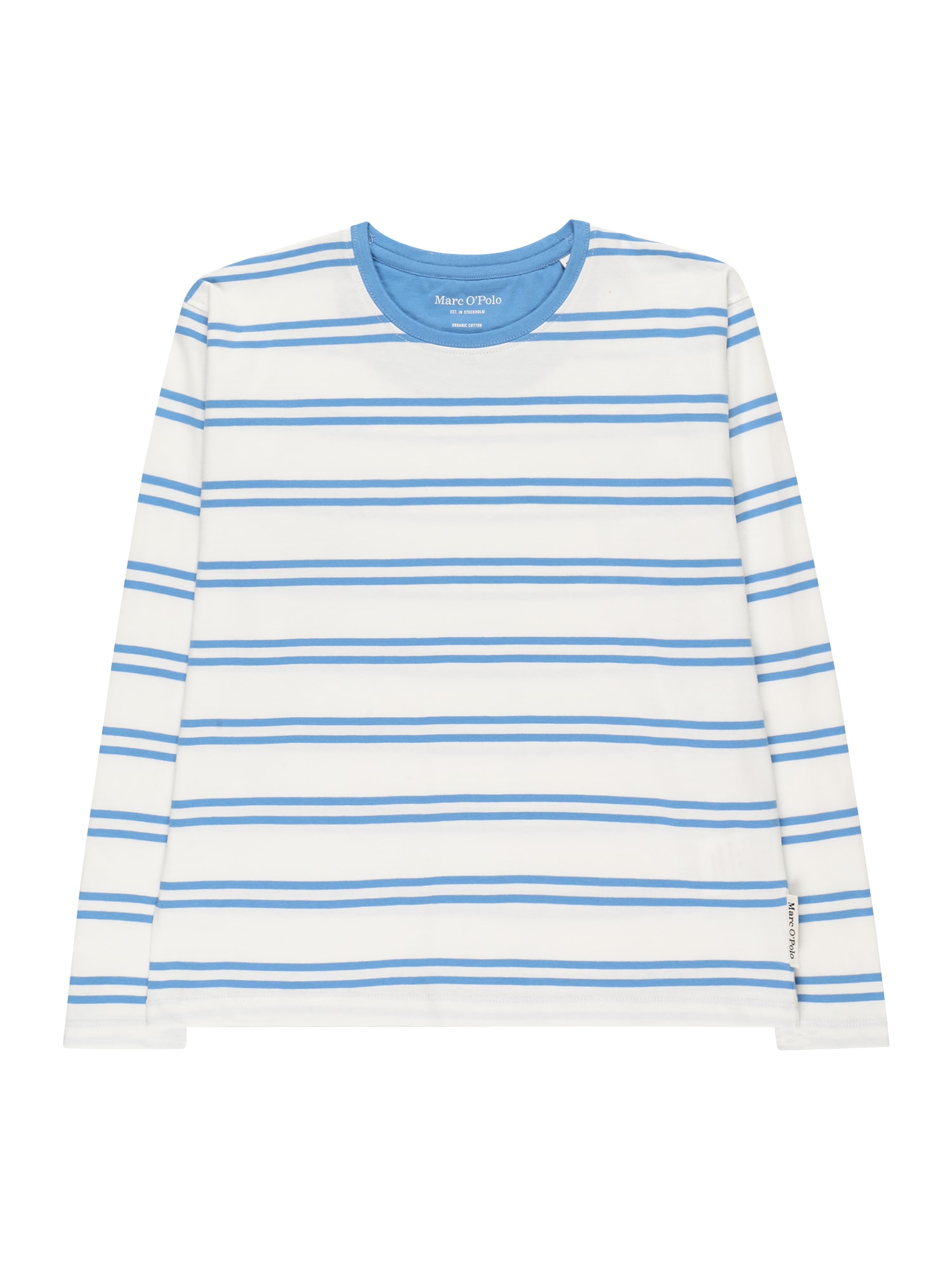 Marc O'Polo Junior Marškinėliai mėlyna / balkšva