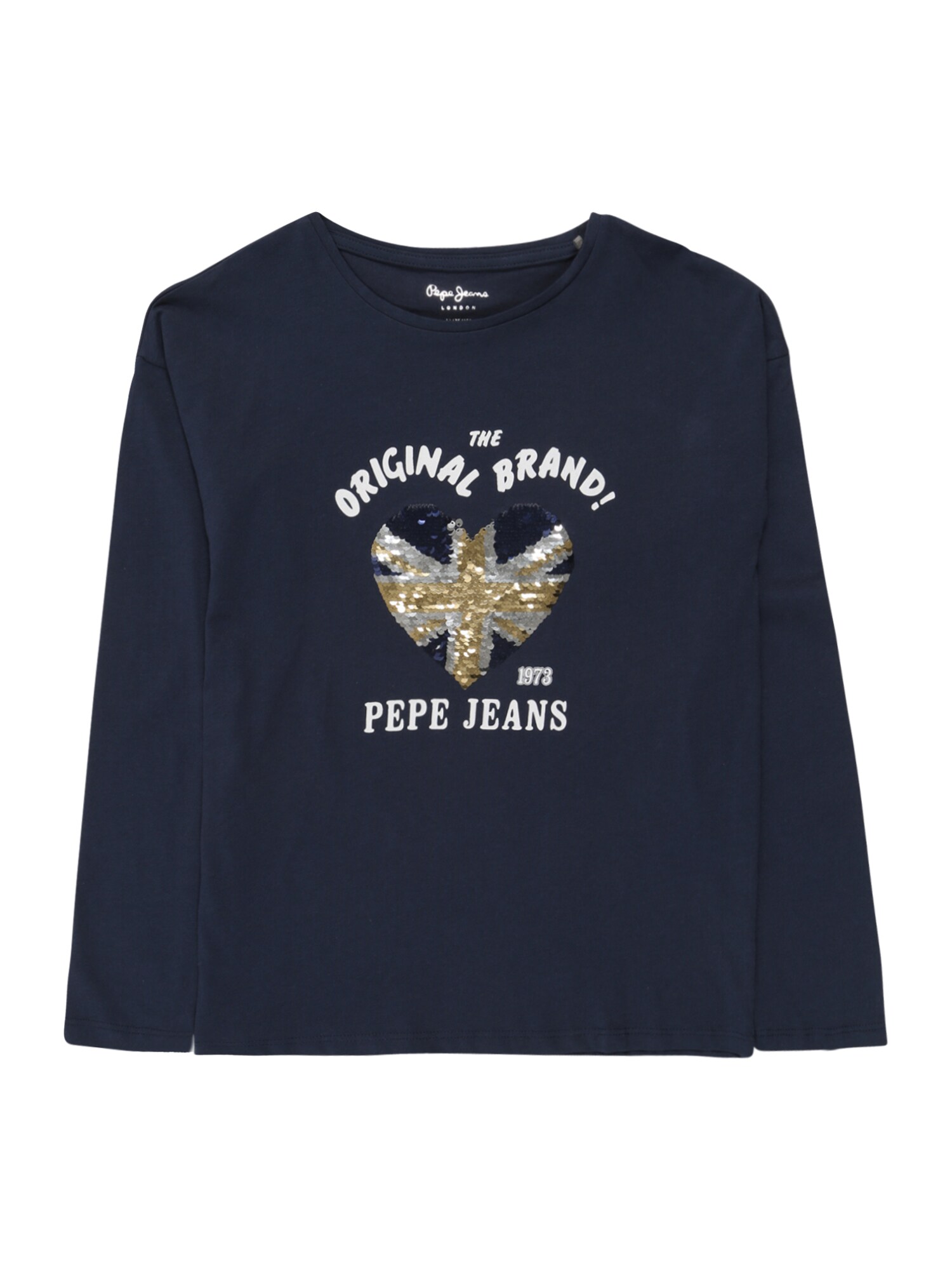 Pepe Jeans Marškinėliai 'LARA'  mėlyna / balta