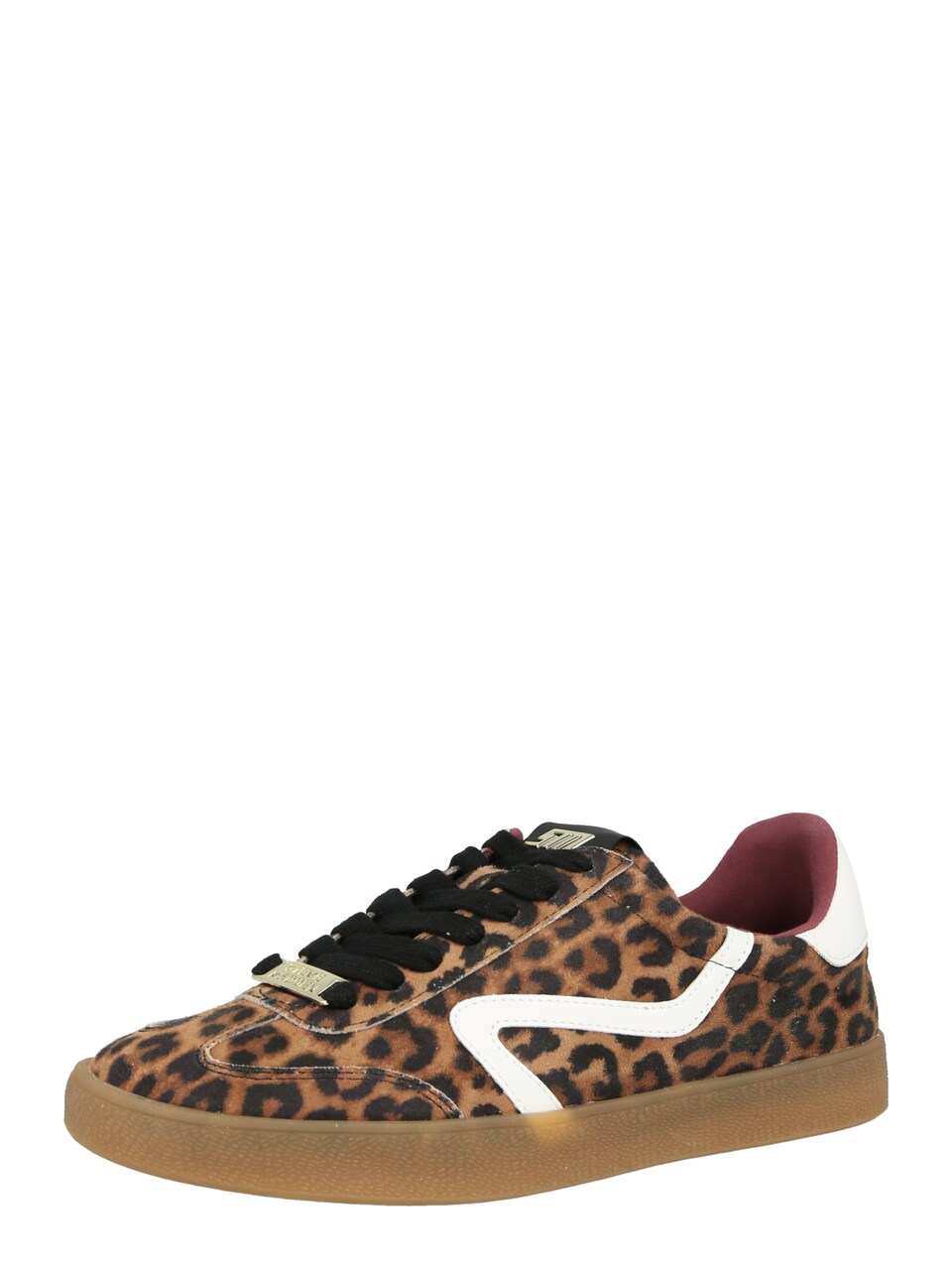 Låg sneaker 'Gayle' ljusbrun / mörkbrun / svart