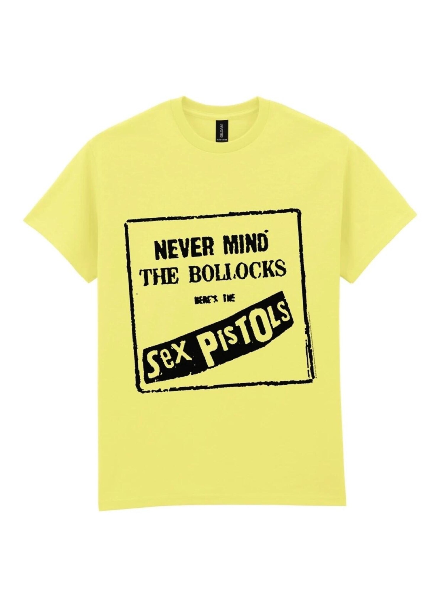 Sex Pistols Camiseta 'Sex Pistols Never Mind The Bollocks T-Shirt' amarillo – imagen 1