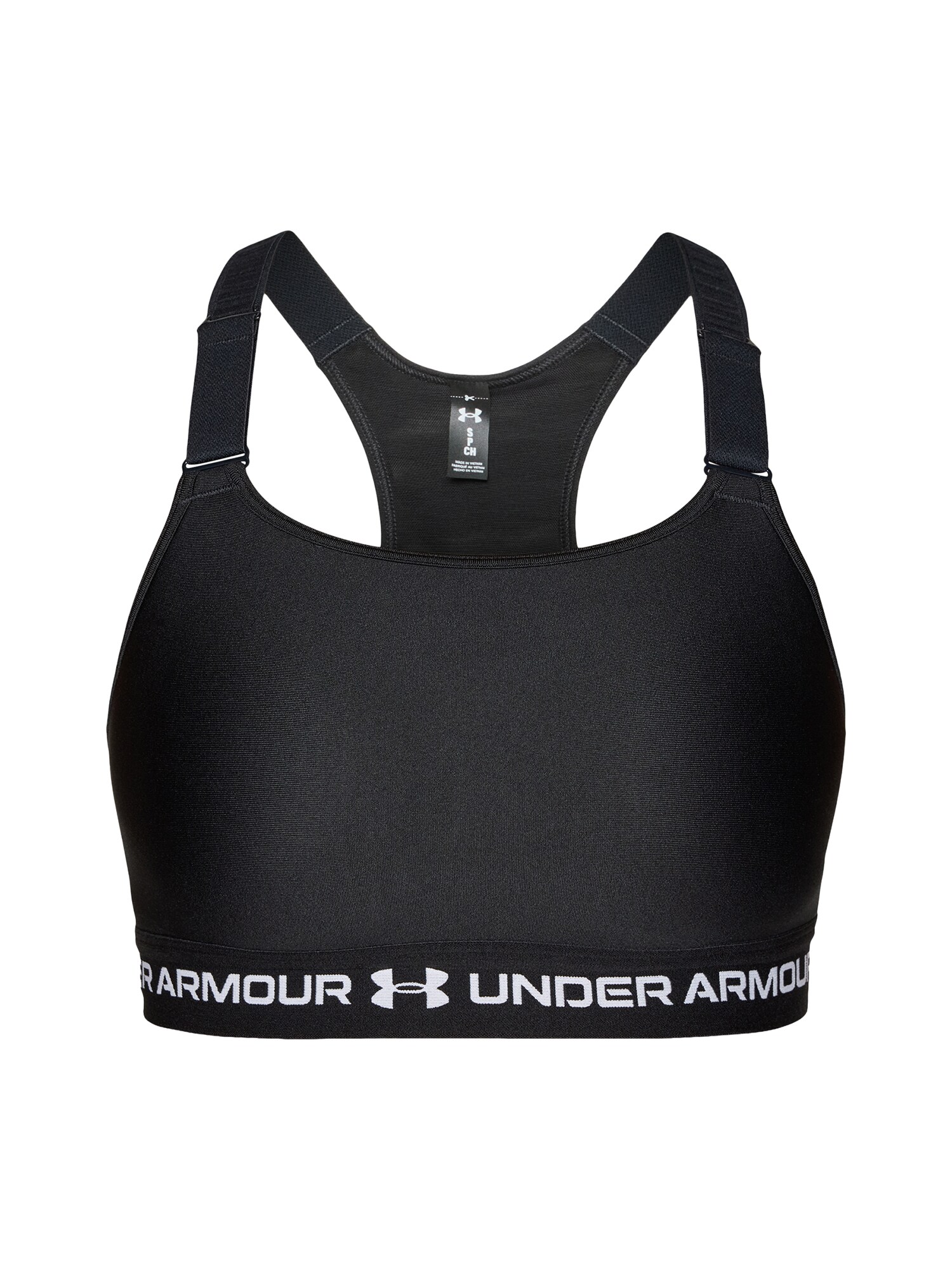 UNDER ARMOUR Športová podprsenka  čierna / biela
