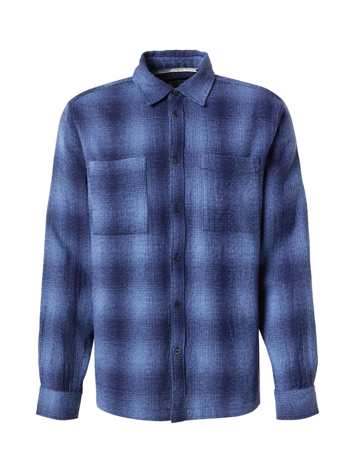 SCOTCH & SODA Cămașă SHADOW  albastru deschis / albastru închis