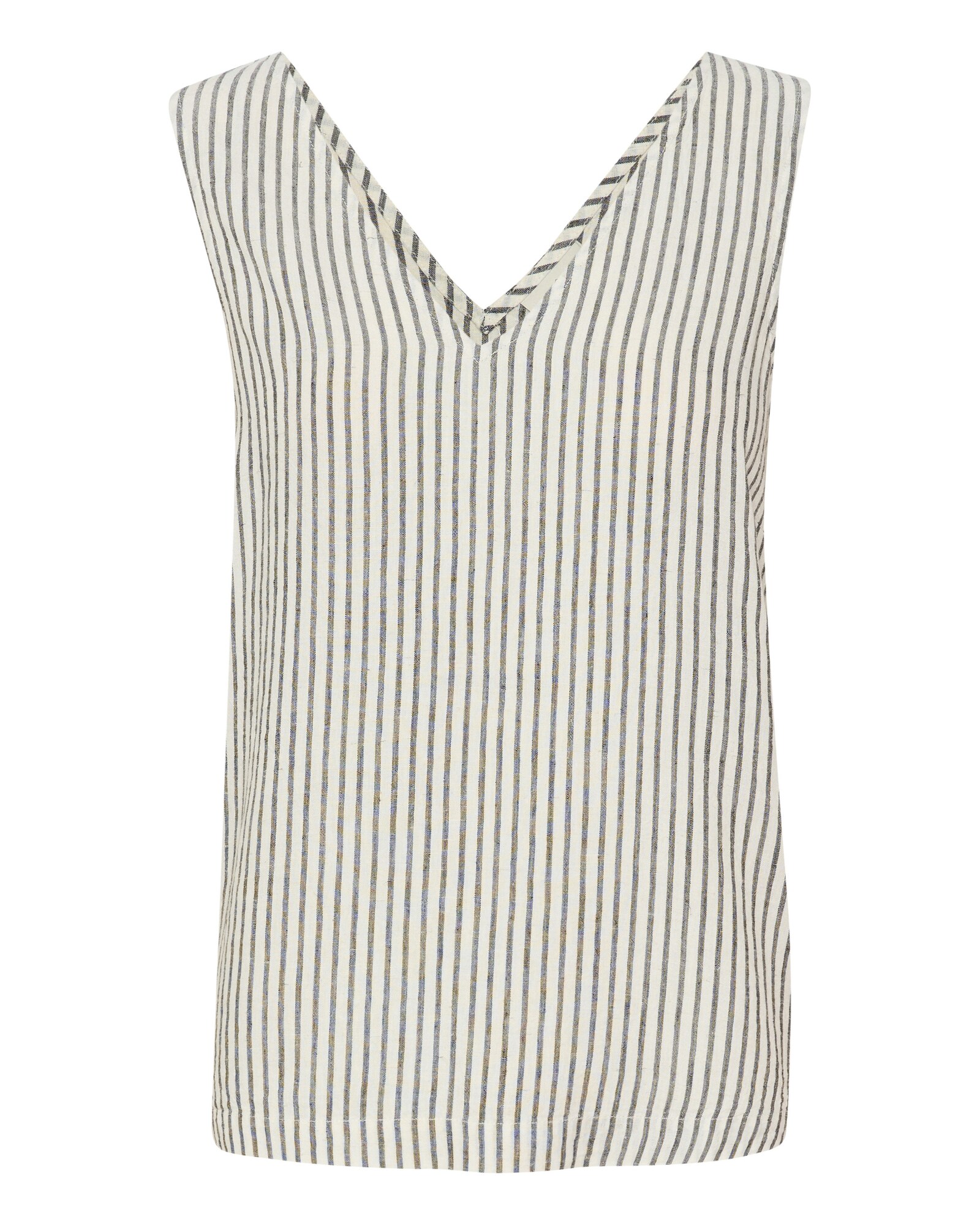 Kaffe Tricou Milia  negru / alb