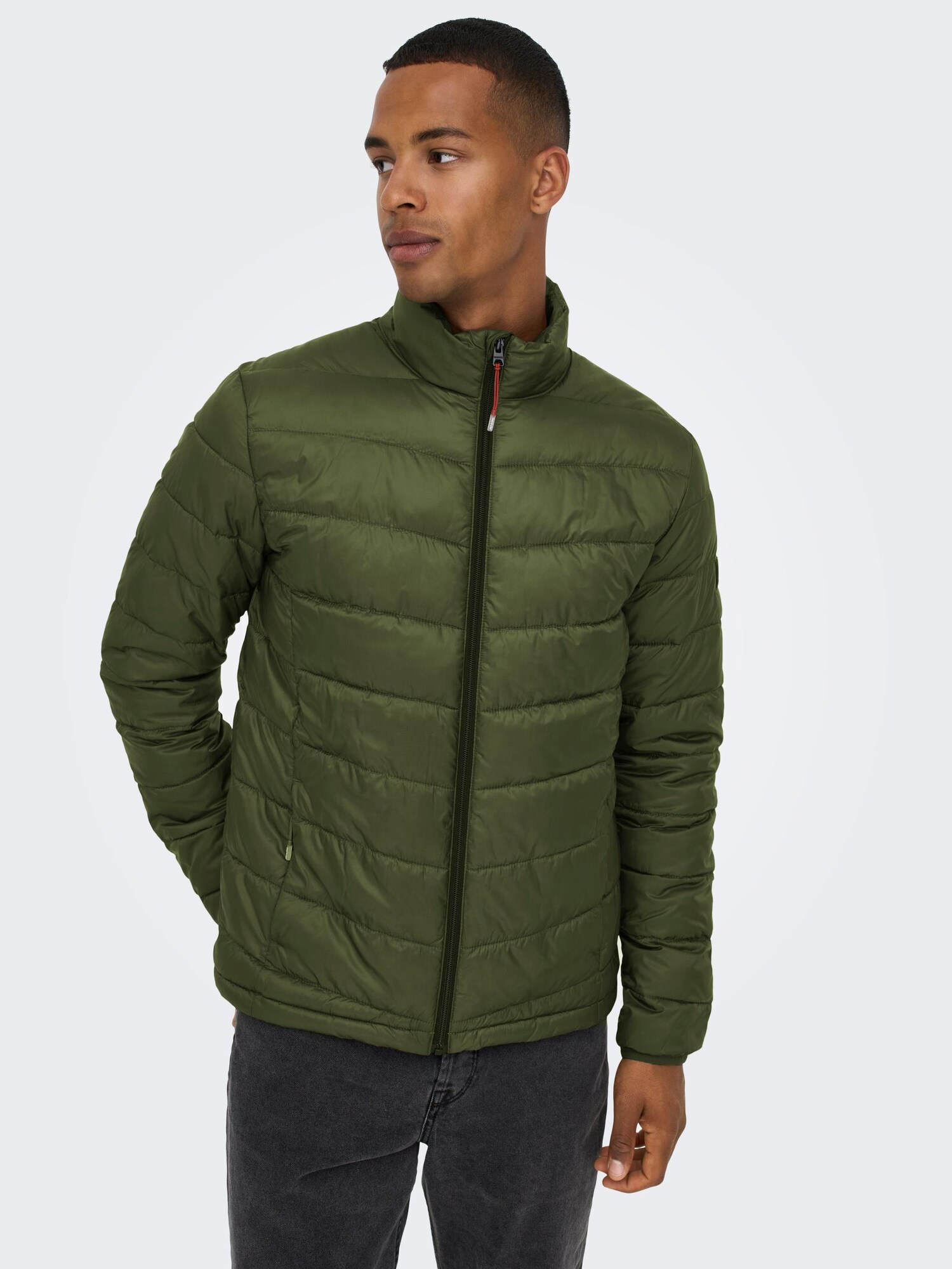 Only & Sons Prechodná bunda 'Carven' olivová / čierna (obrázok 5)
