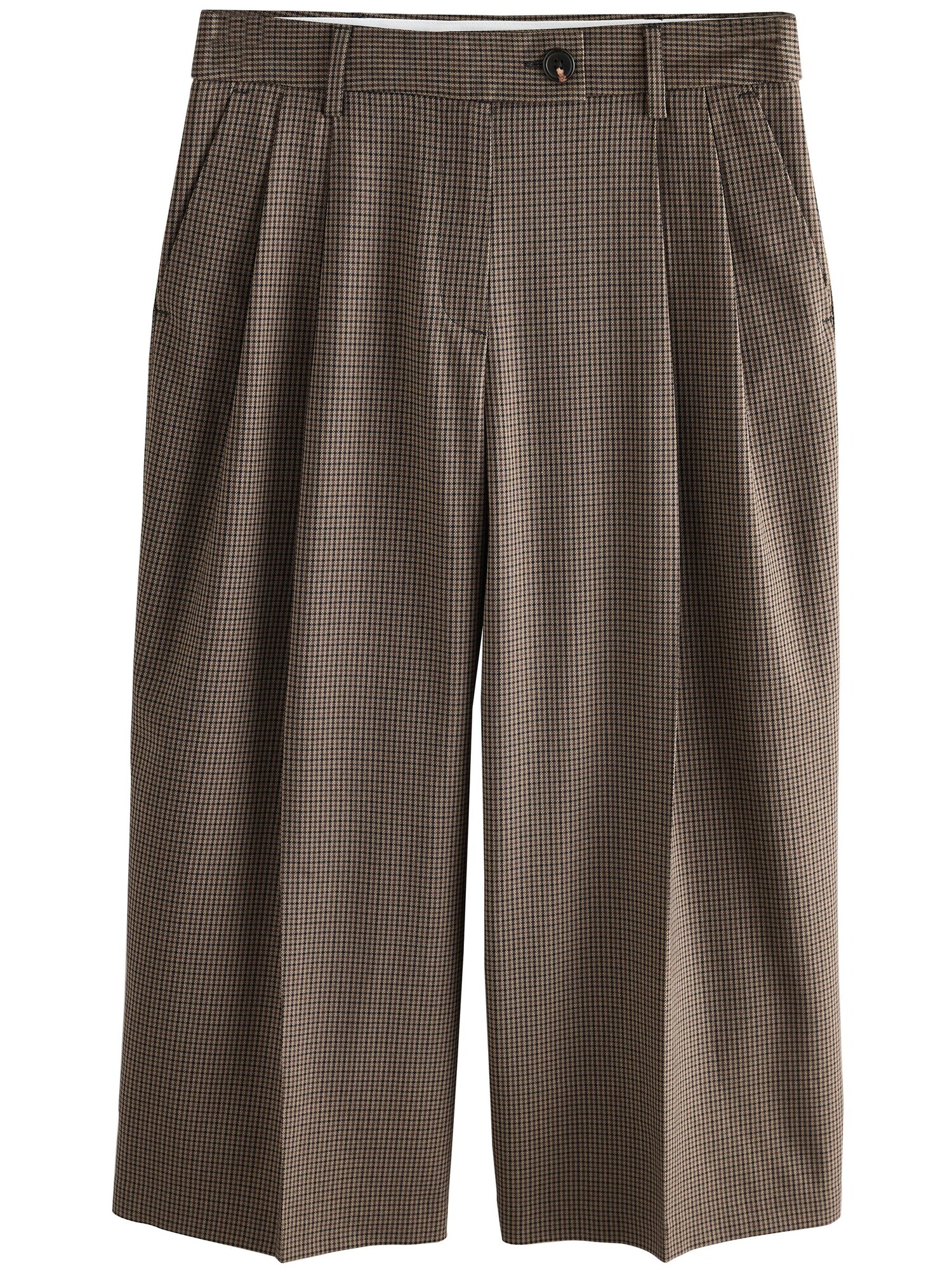 Next Pantaloni cu dungă  maro / maro deschis