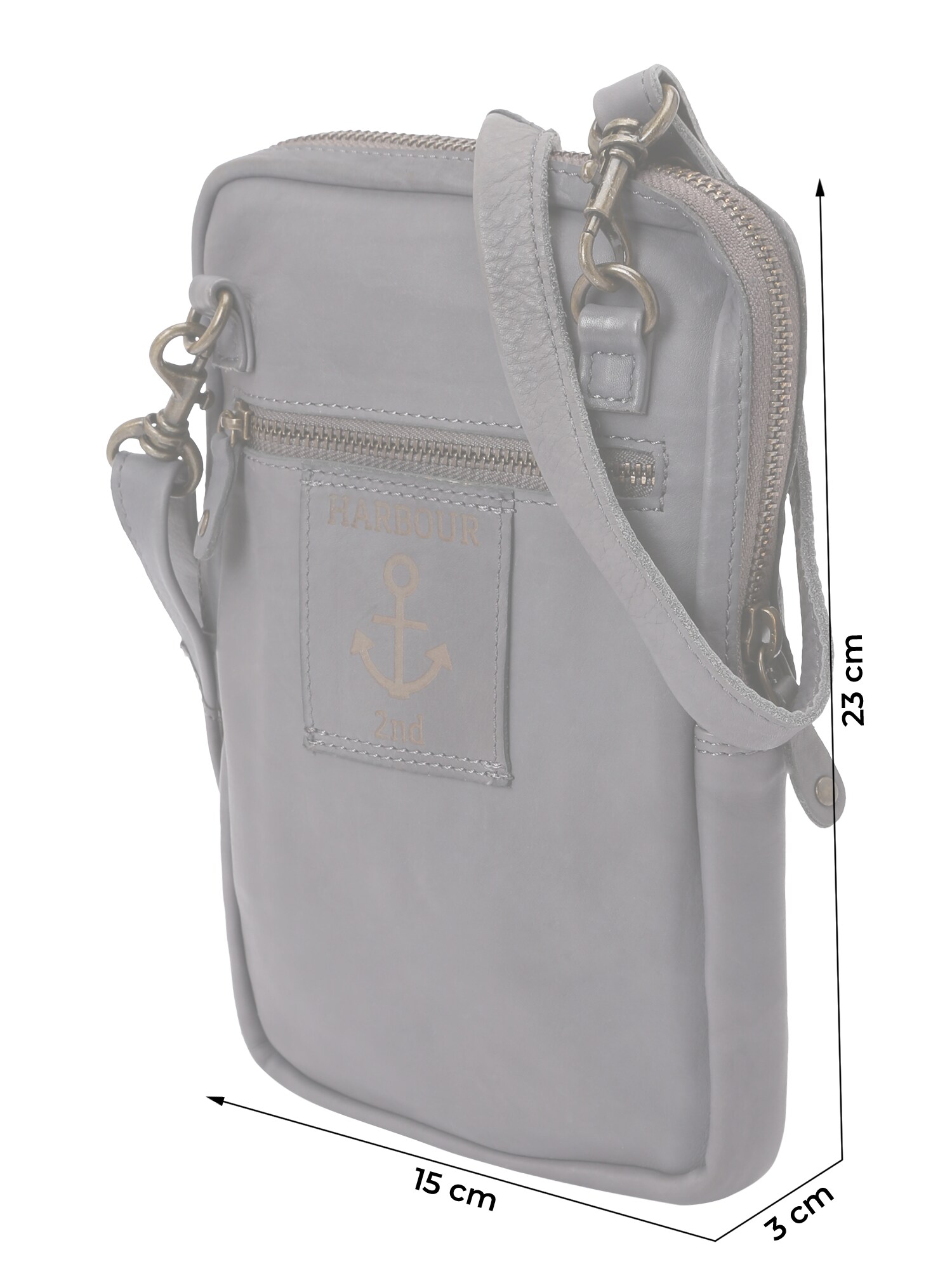 Harbour 2nd Geantă de umăr Benita-2  gri bazalt