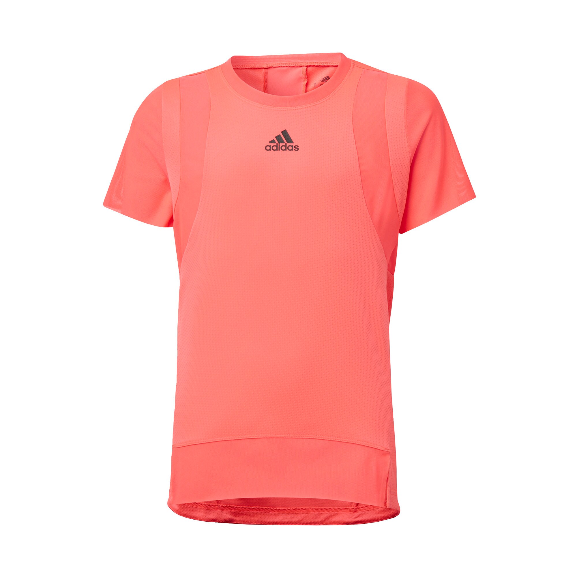ADIDAS PERFORMANCE Sportiniai marškinėliai  koralų splava / juoda