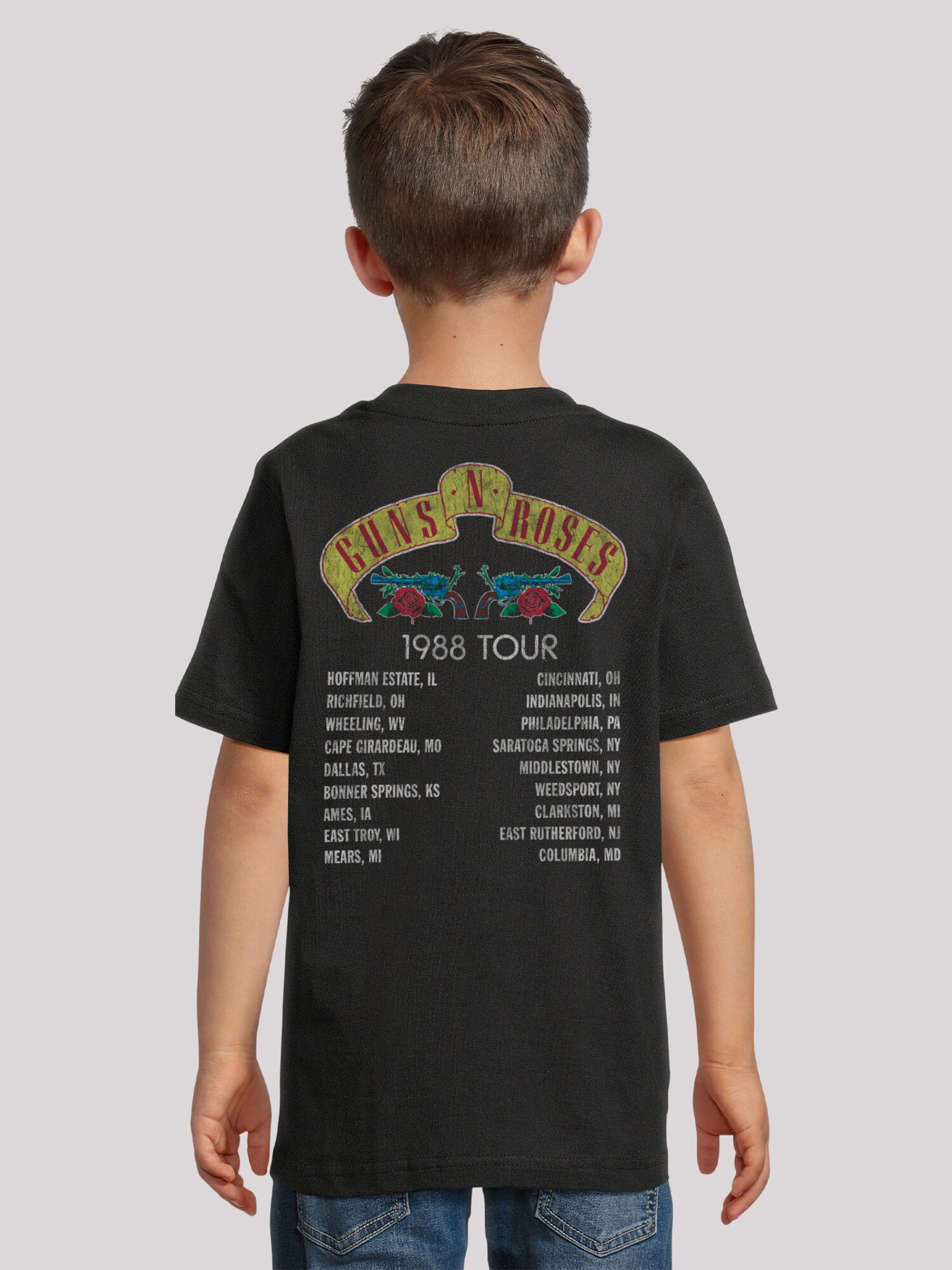 Thumbnail - T-Shirt 'Guns N' Roses Skull Rock Band Merch'