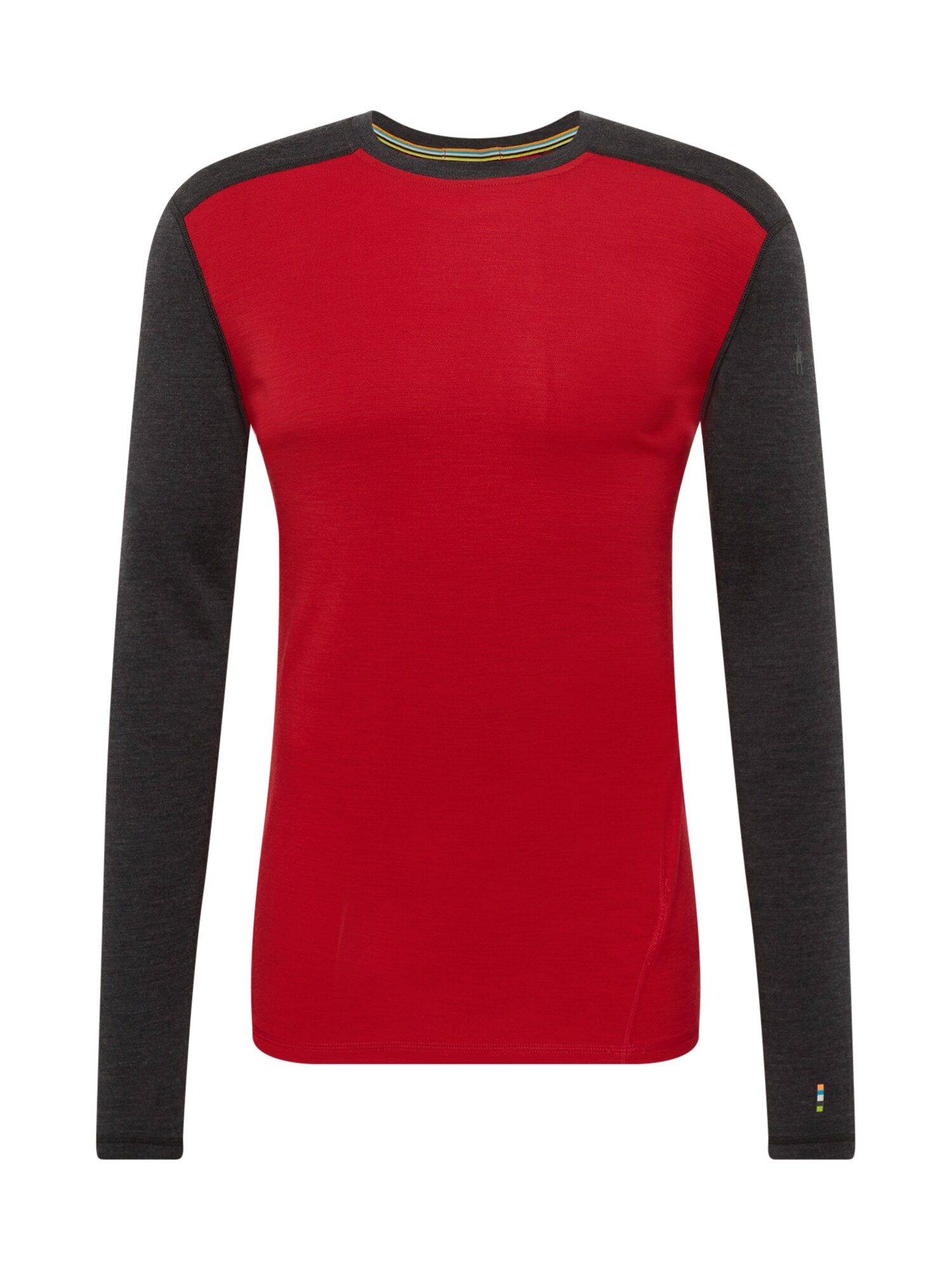 Smartwool Sportiniai apatiniai marškinėliai ugnies raudona / margai juoda