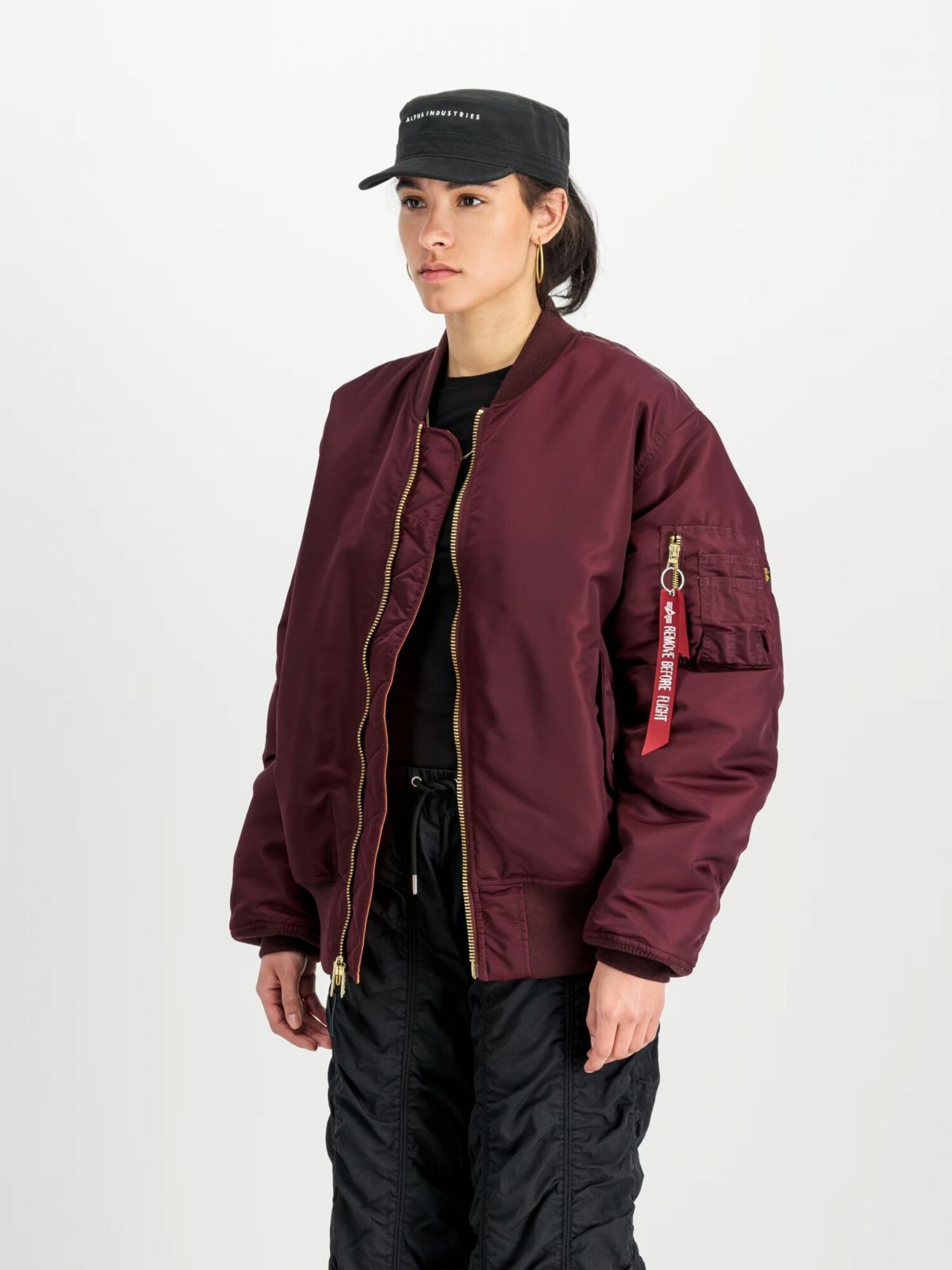 ALPHA INDUSTRIES Prechodná bunda  purpurová (obrázok 3)