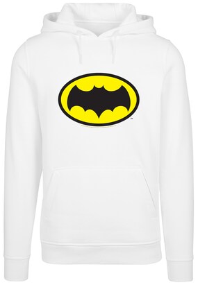 F4NT4STIC Sweatshirt ‘Batman TV Series Logo’ Geel / Zwart / Wit