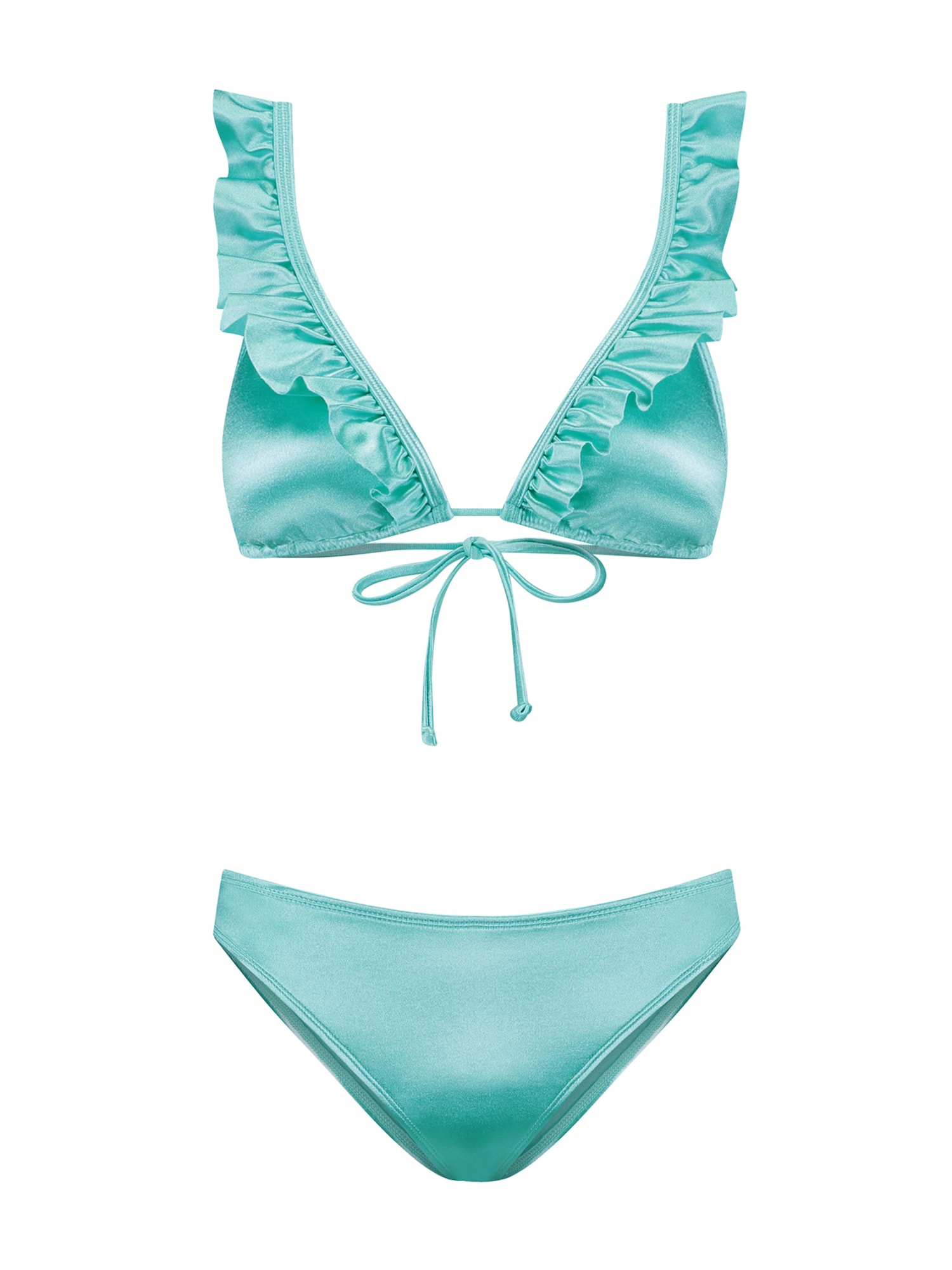Shiwi Costum de baie două piese Bobby  turcoaz / verde petrol / alb