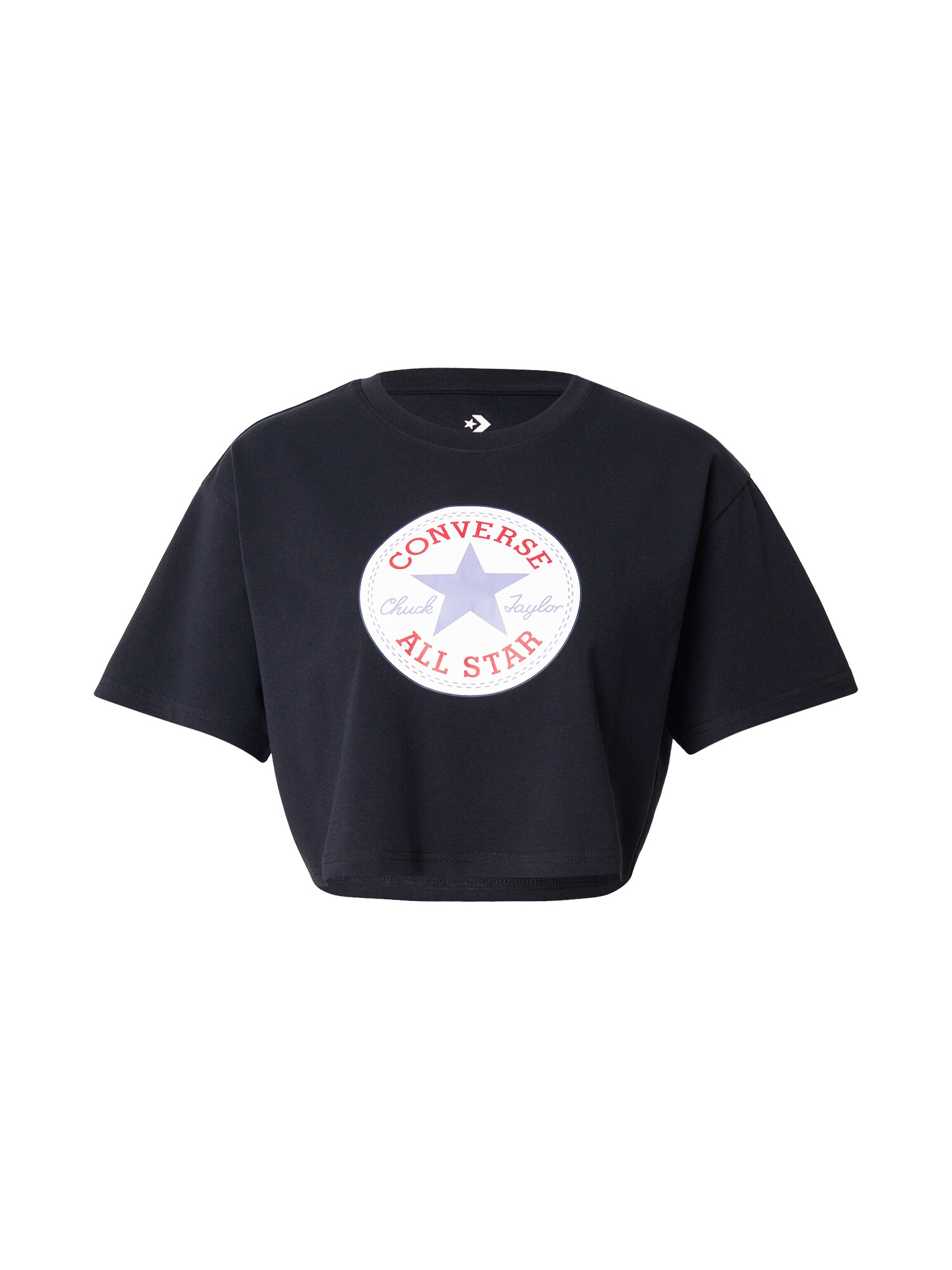 CONVERSE Tricou  opal / roșu / negru / alb