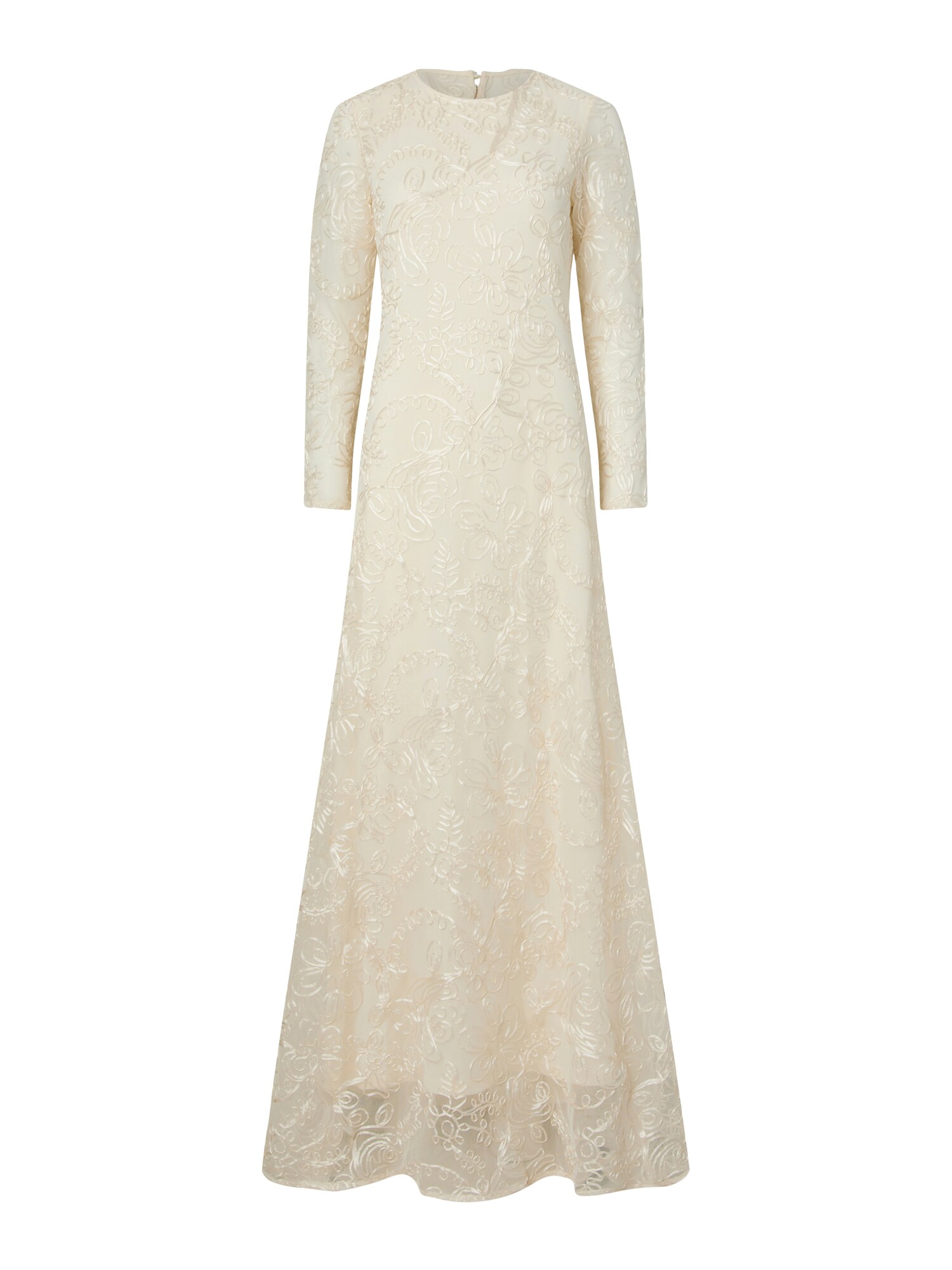 YAS Rochie de seară YASFLORINA  crem