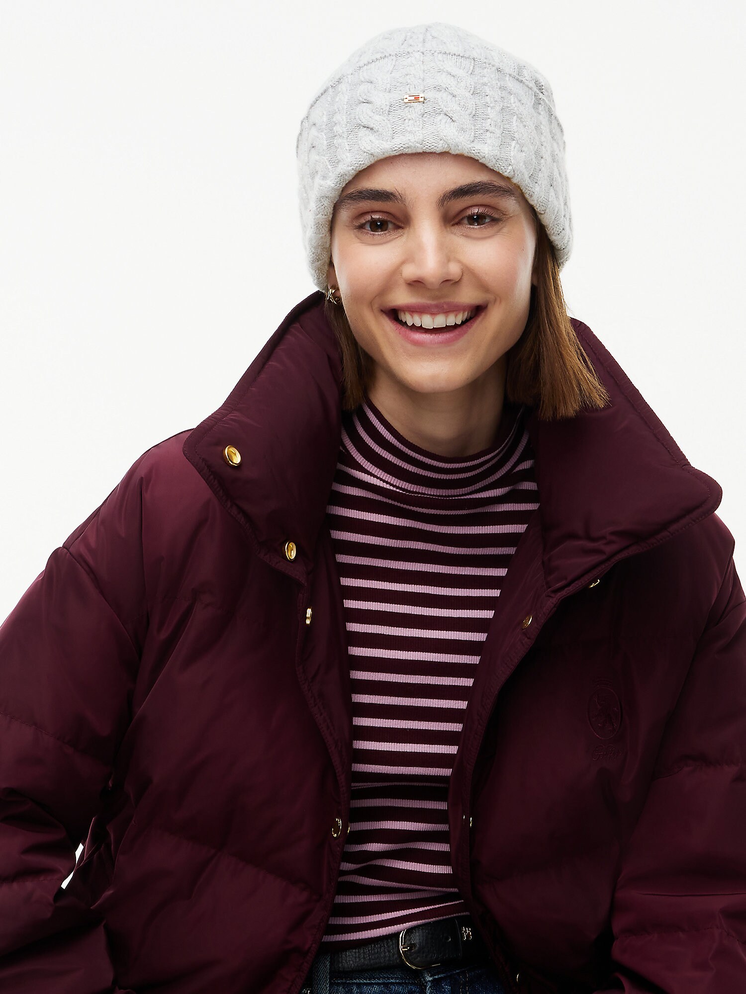 TOMMY HILFIGER Gorra gris claro – imagen 4