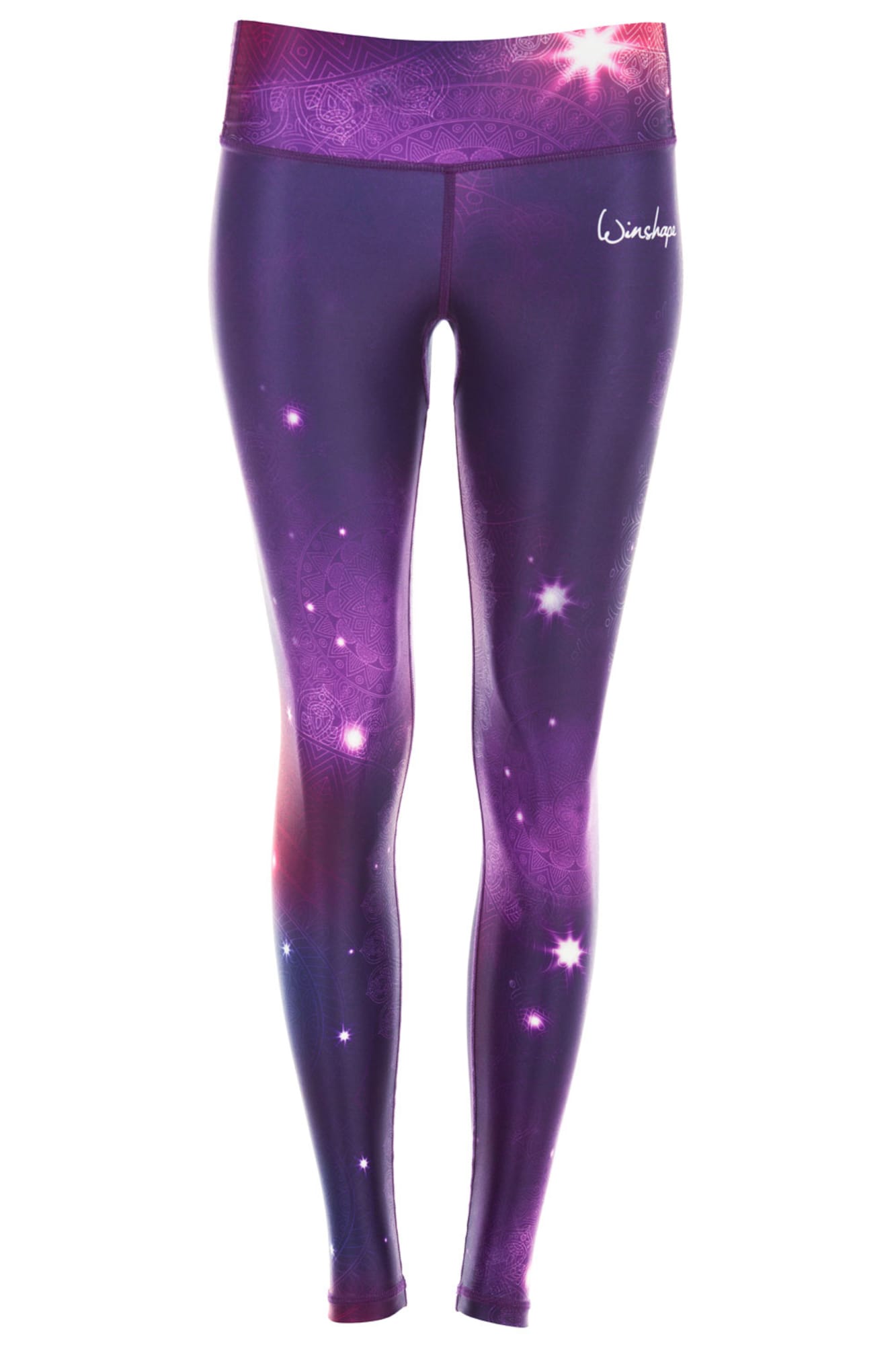 Winshape Pantaloni sport AEL102  lila / mov deschis / roșu / alb