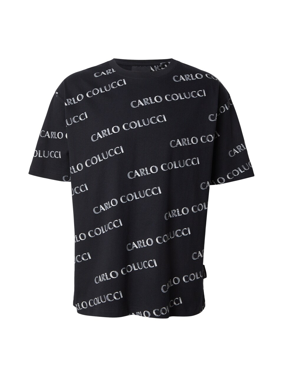 T-shirt ljusgrå / svart