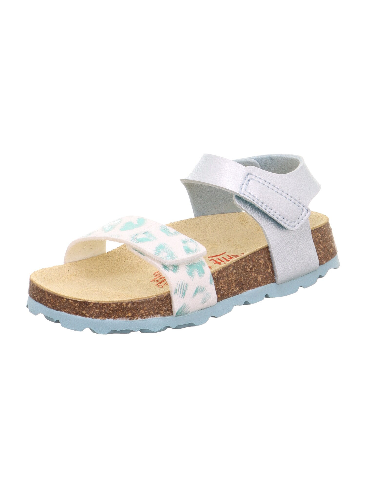 SUPERFIT Sandale  turcoaz / argintiu / alb