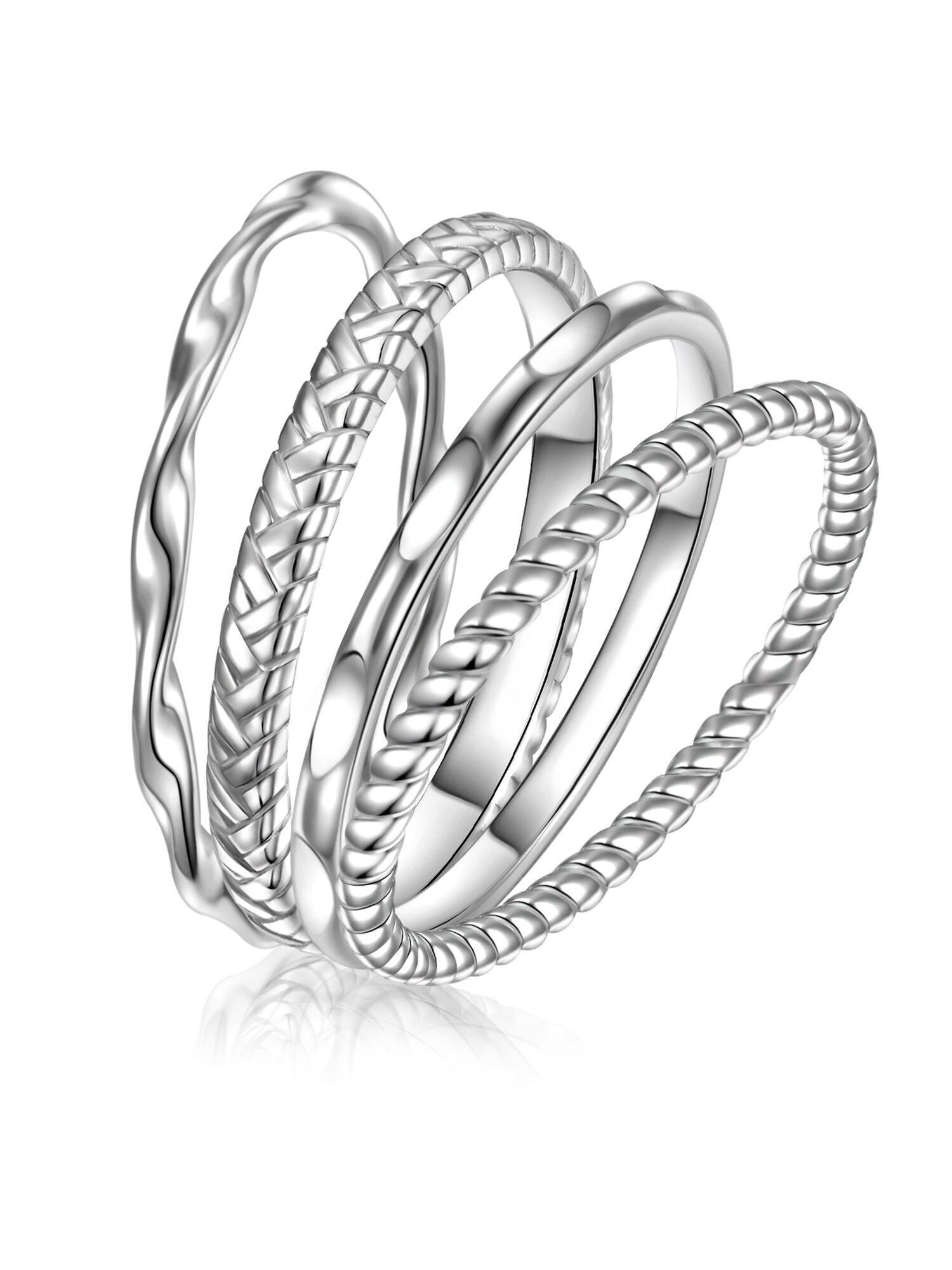 Glanzstücke München Inele  argintiu