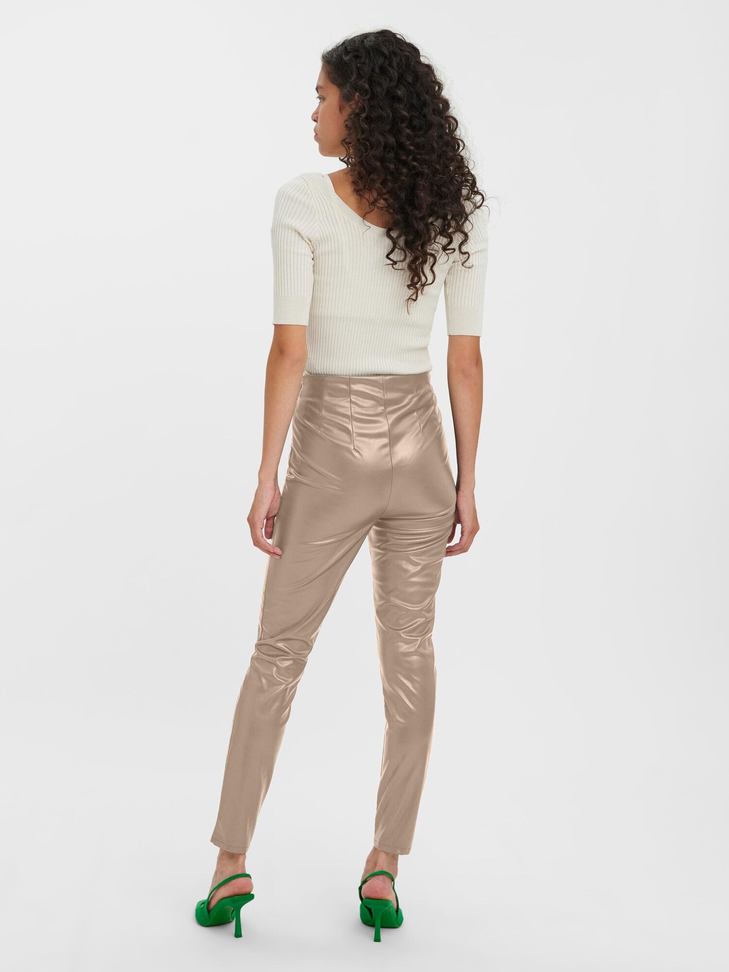 VERO MODA Leggings 'LANA'  világosbarna termék 2. képe