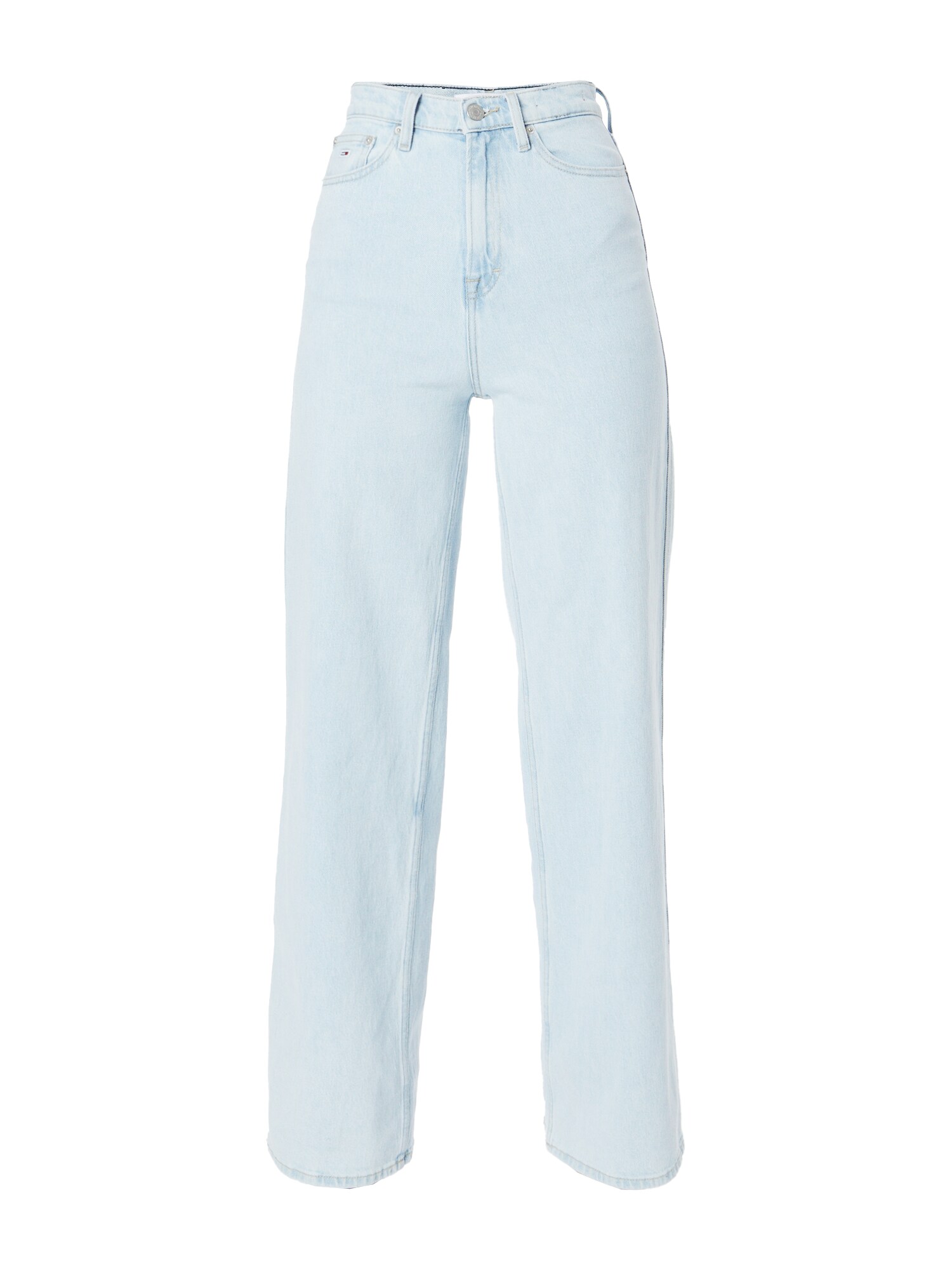 Tommy Jeans Džínsy 'CLAIRE'  námornícka modrá / svetlomodrá / červená / biela