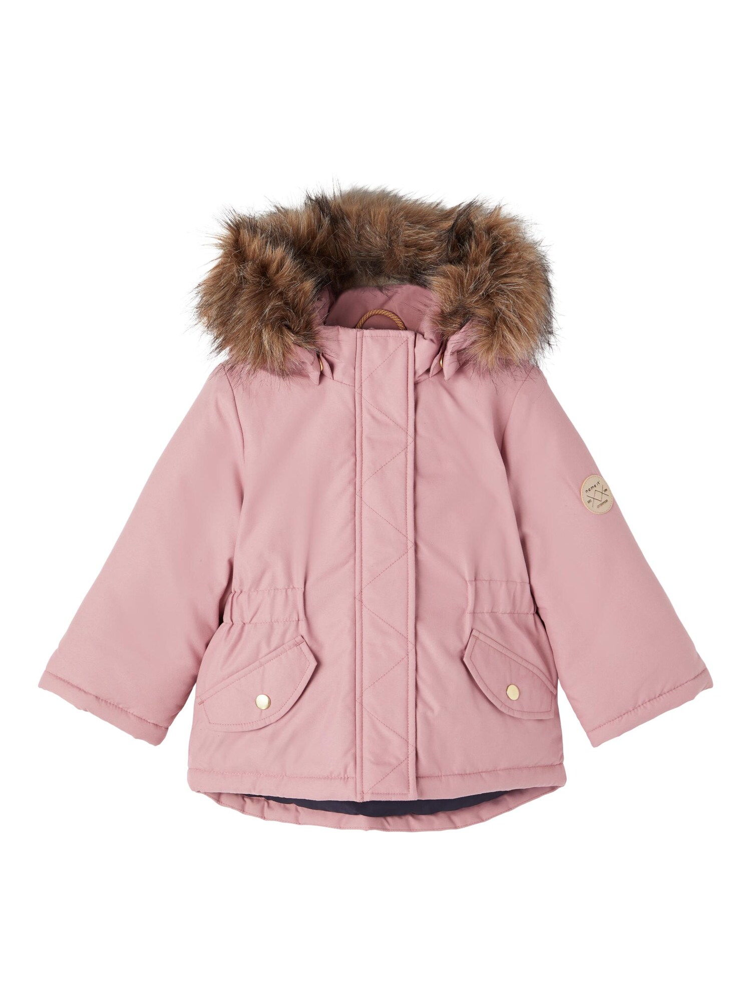 NAME IT Zimska jakna 'Mace'  smeđa / roza