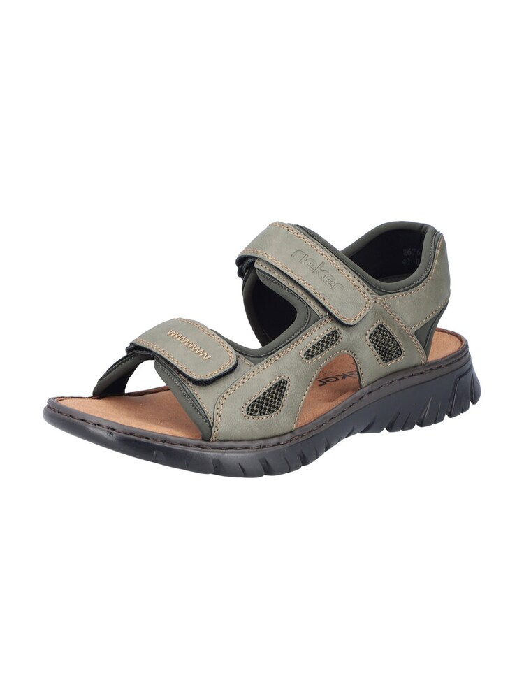 Rieker Trekkingsandale Herren Größe 46 oliv