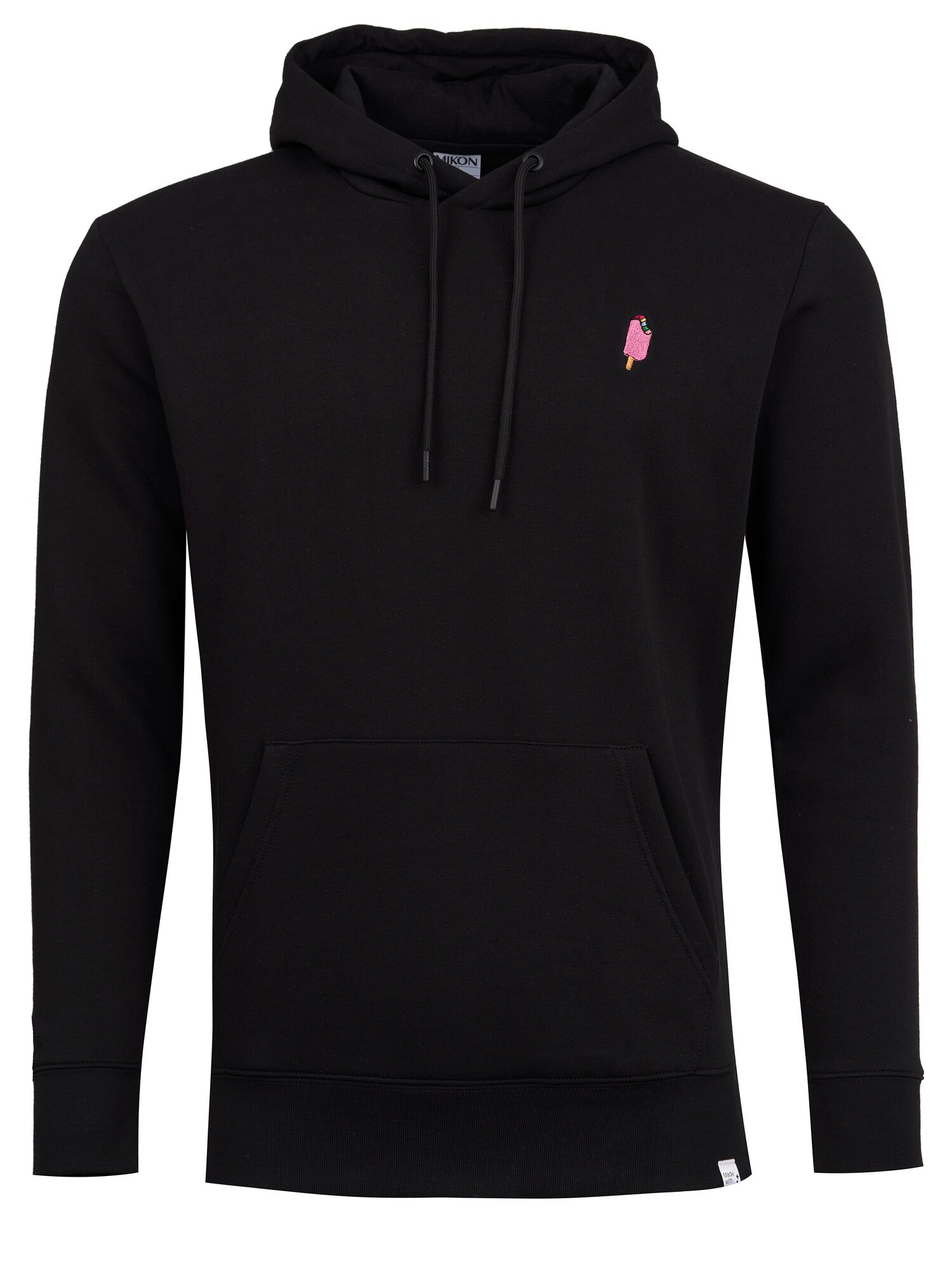 Mikon Sweatshirt 'Eis'  castanho claro / rosa claro / preto