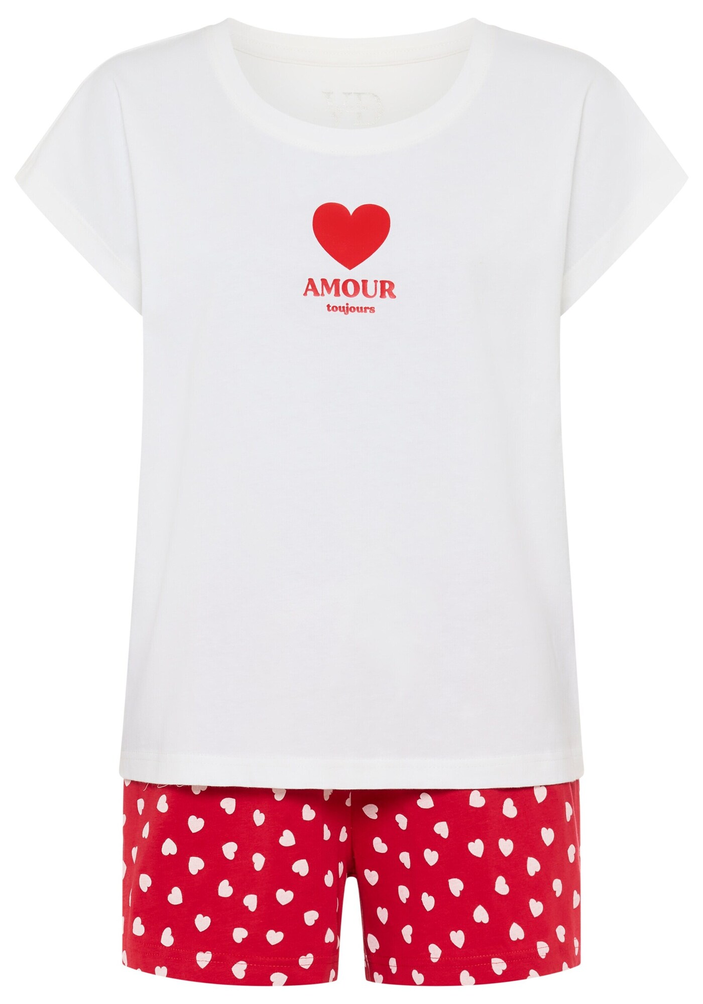 VIVANCE Pantaloni scurți  roșu / alb