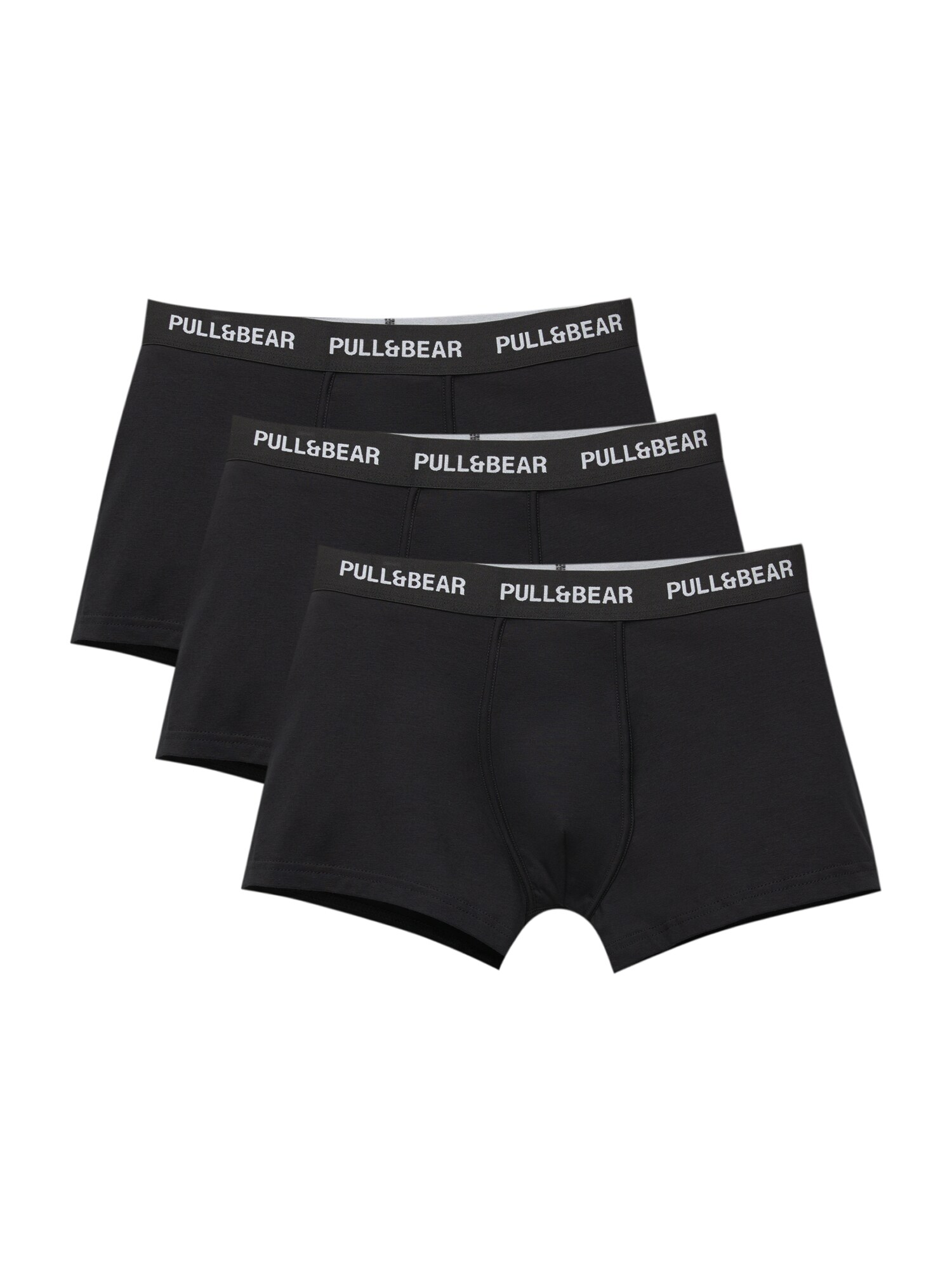 Pull&Bear Boxeralsók  fekete / fehér akciós termékkép 1