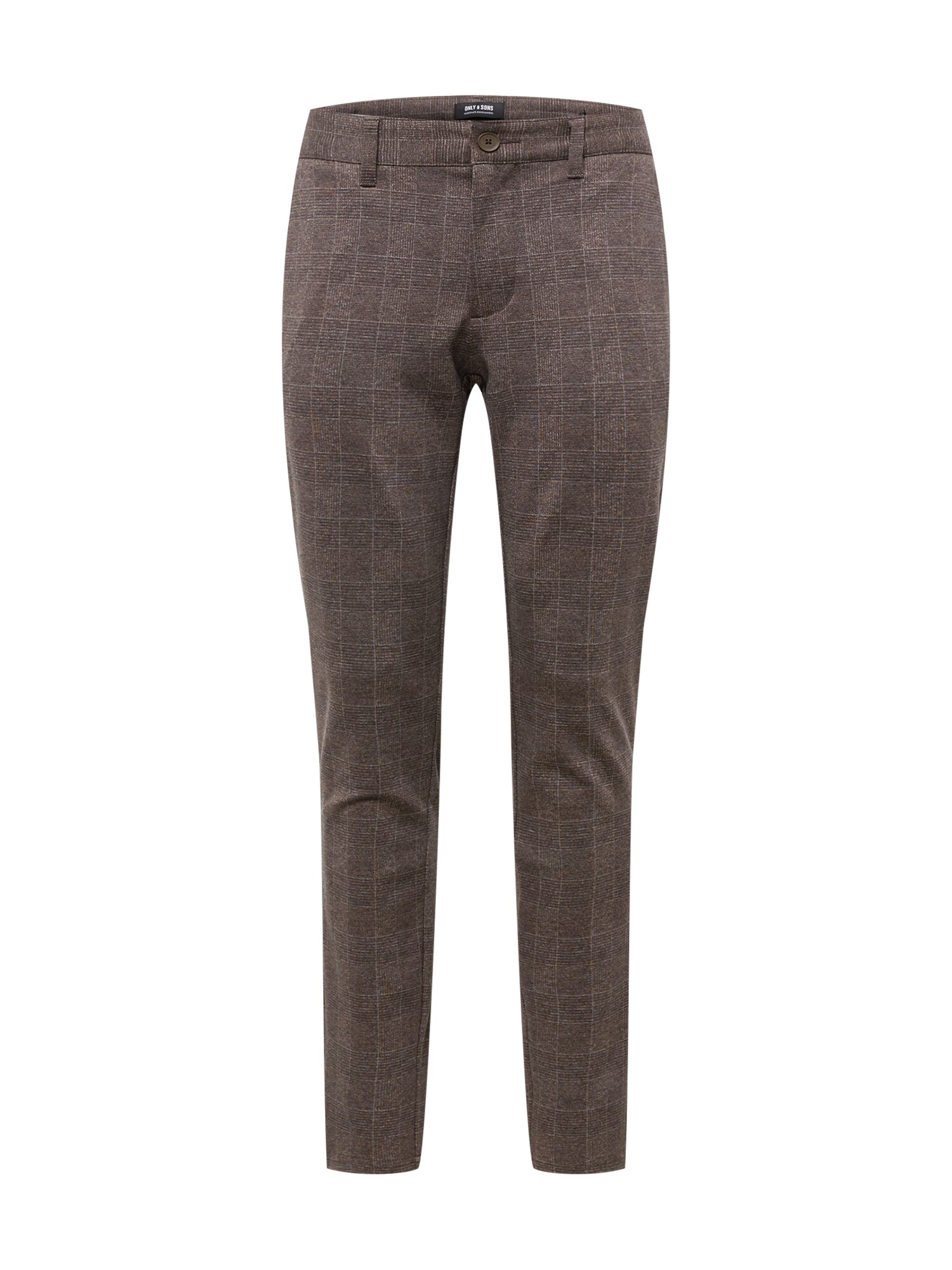 Only & Sons Chino hlače 'Mark'  smeđa melange / prljavo bijela