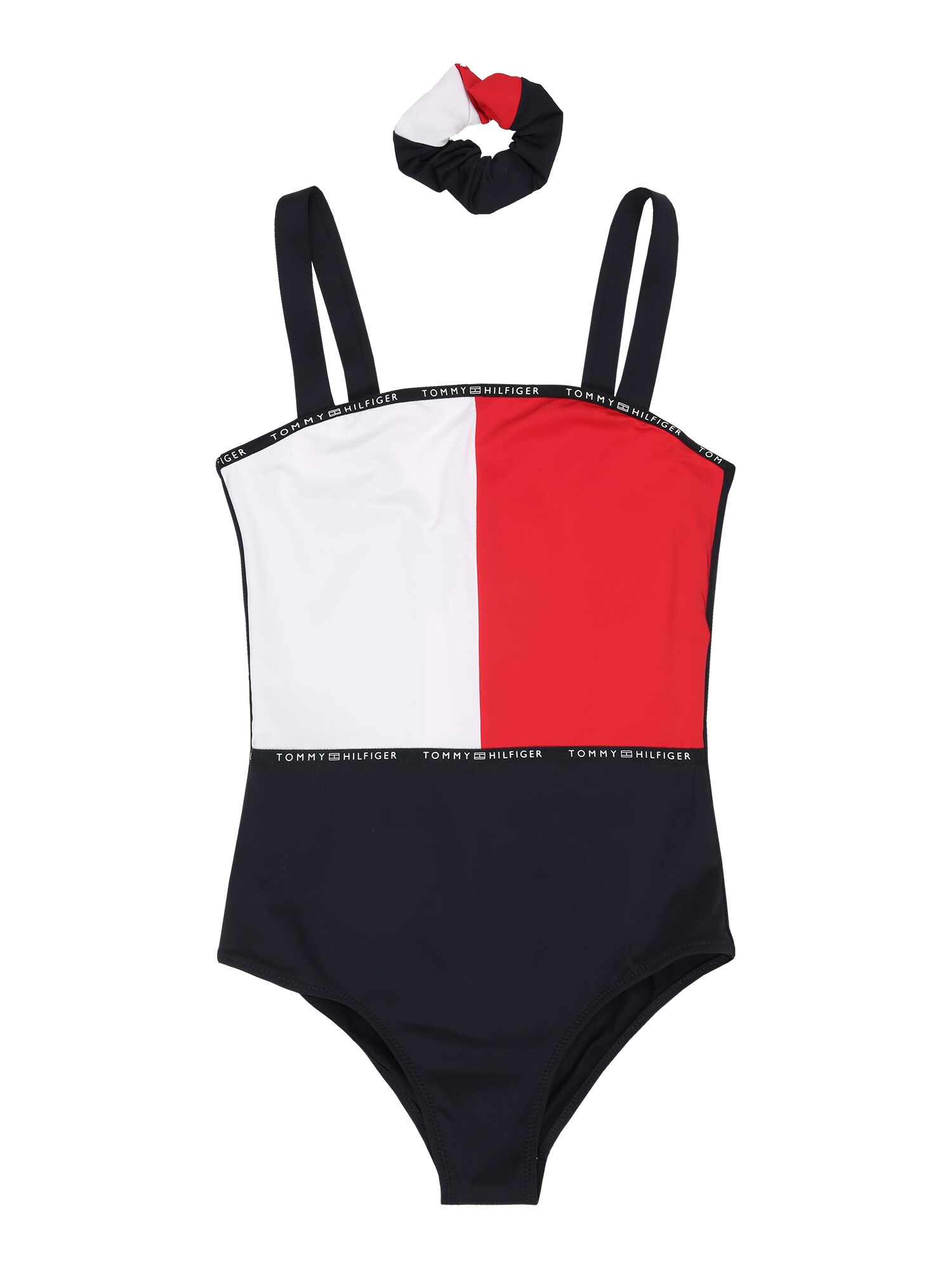 Tommy Hilfiger Underwear Бански костюм  нейви синьо / червено / бяло