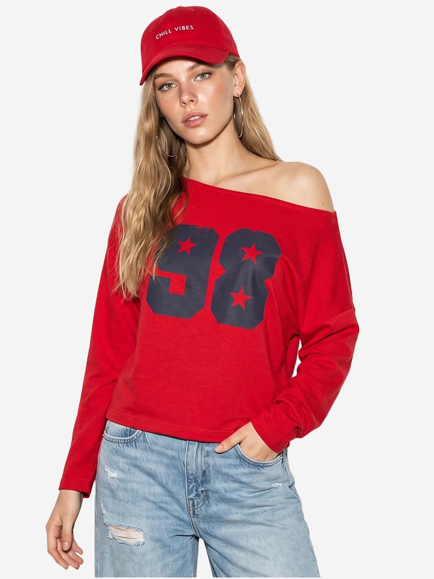 Bianco Lucci Bluza 'Blusen' crvena