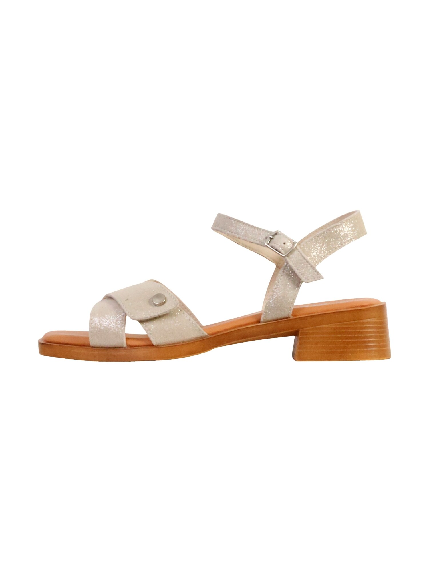 The Divine Factory Sandale Alnoa-Sandalen Aus Leder Mit Absatz