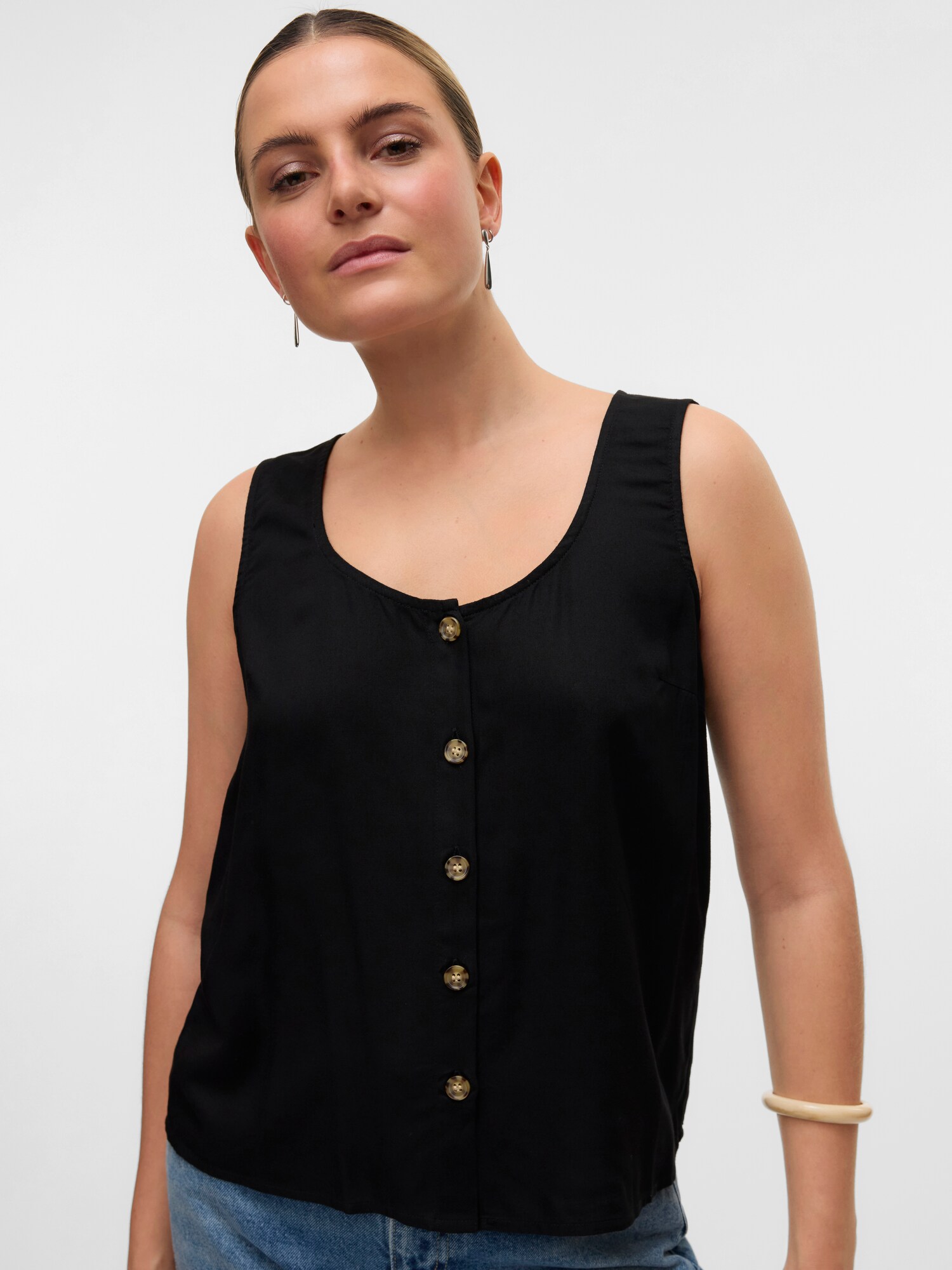 VERO MODA Blúz 'VMBUMPY'  fekete termék 2. képe