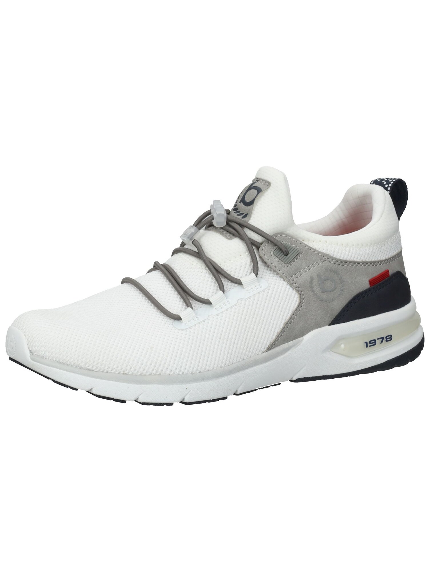 bugatti Sneaker low Numbis  bleumarin / gri / roşu închis / alb murdar