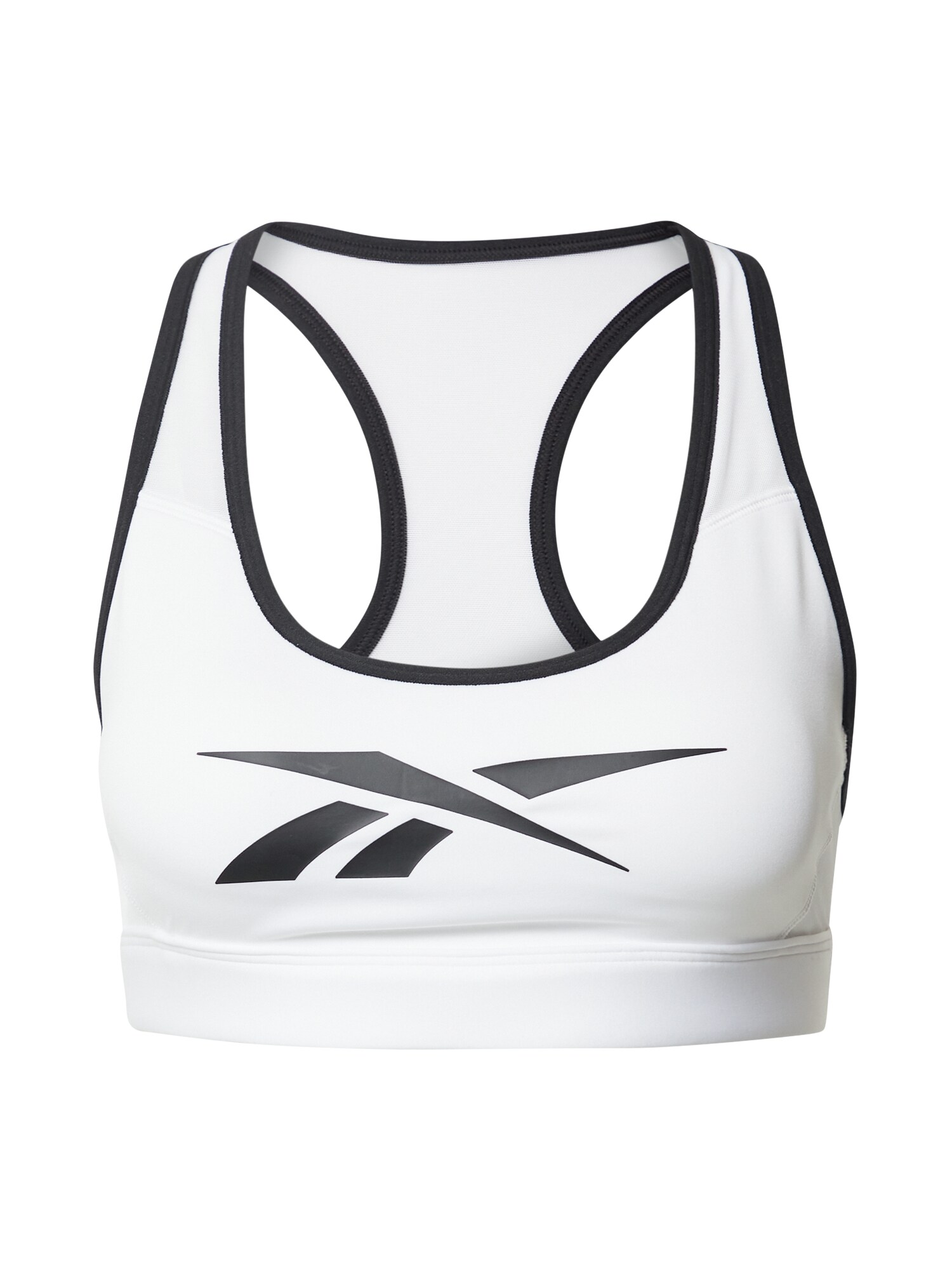 REEBOK Sportinė liemenėlė 'Hero Racer'  balta / juoda