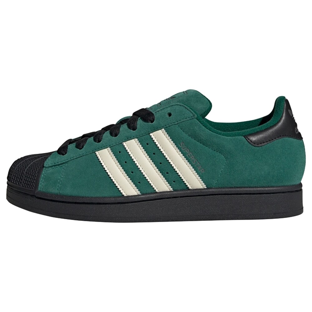 ADIDAS ORIGINALS Sneaker 'Superstar II' Herren Größe 48 dunkelgrün / schwarz / weiß