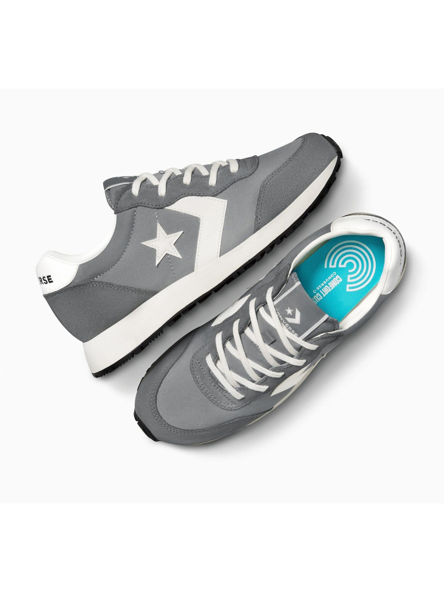 CONVERSE Zapatillas deportivas bajas  gris basalto / gris oscuro / blanco – imagen 4