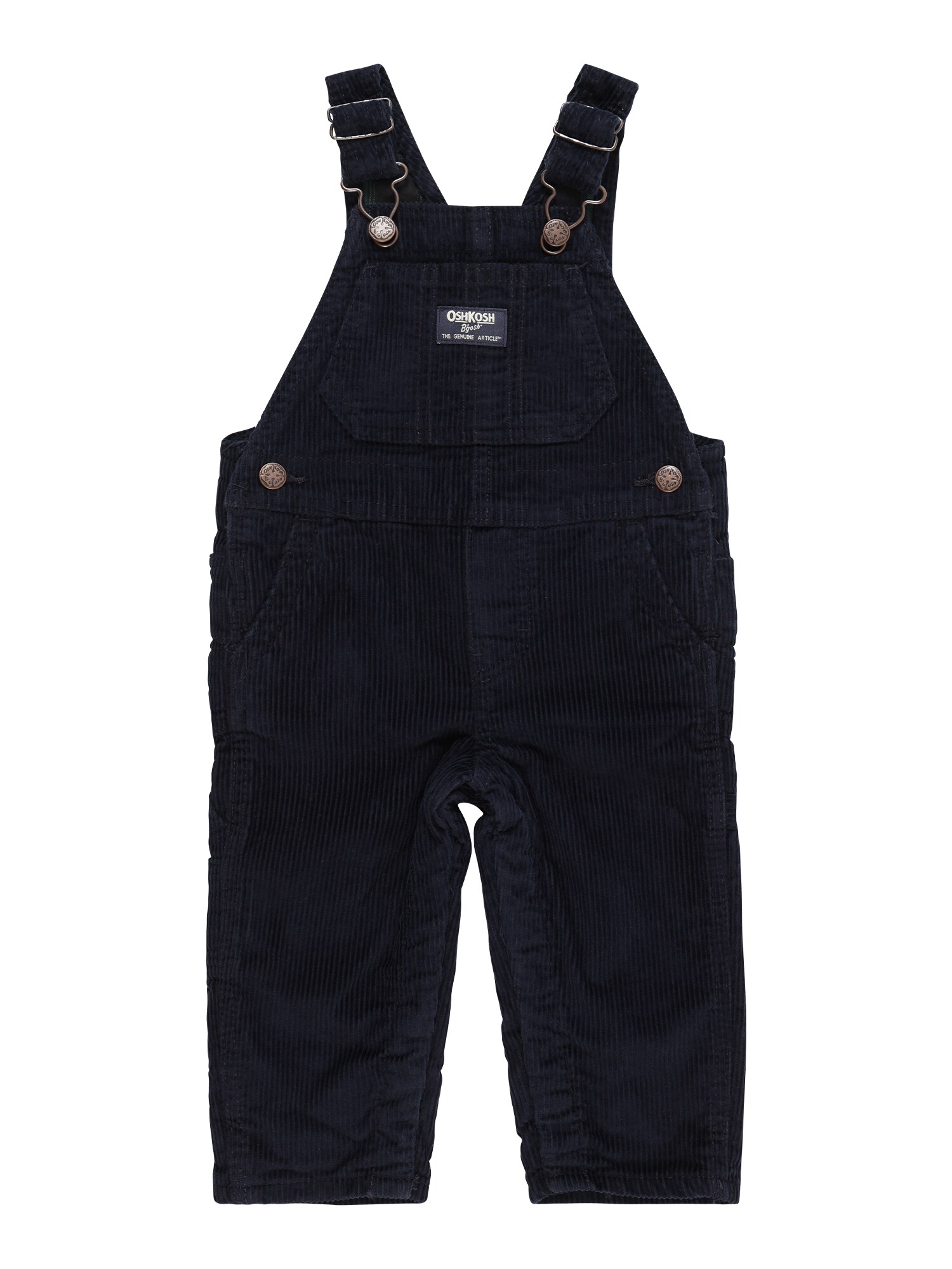 OshKosh Jardineira  azul cobalto / branco