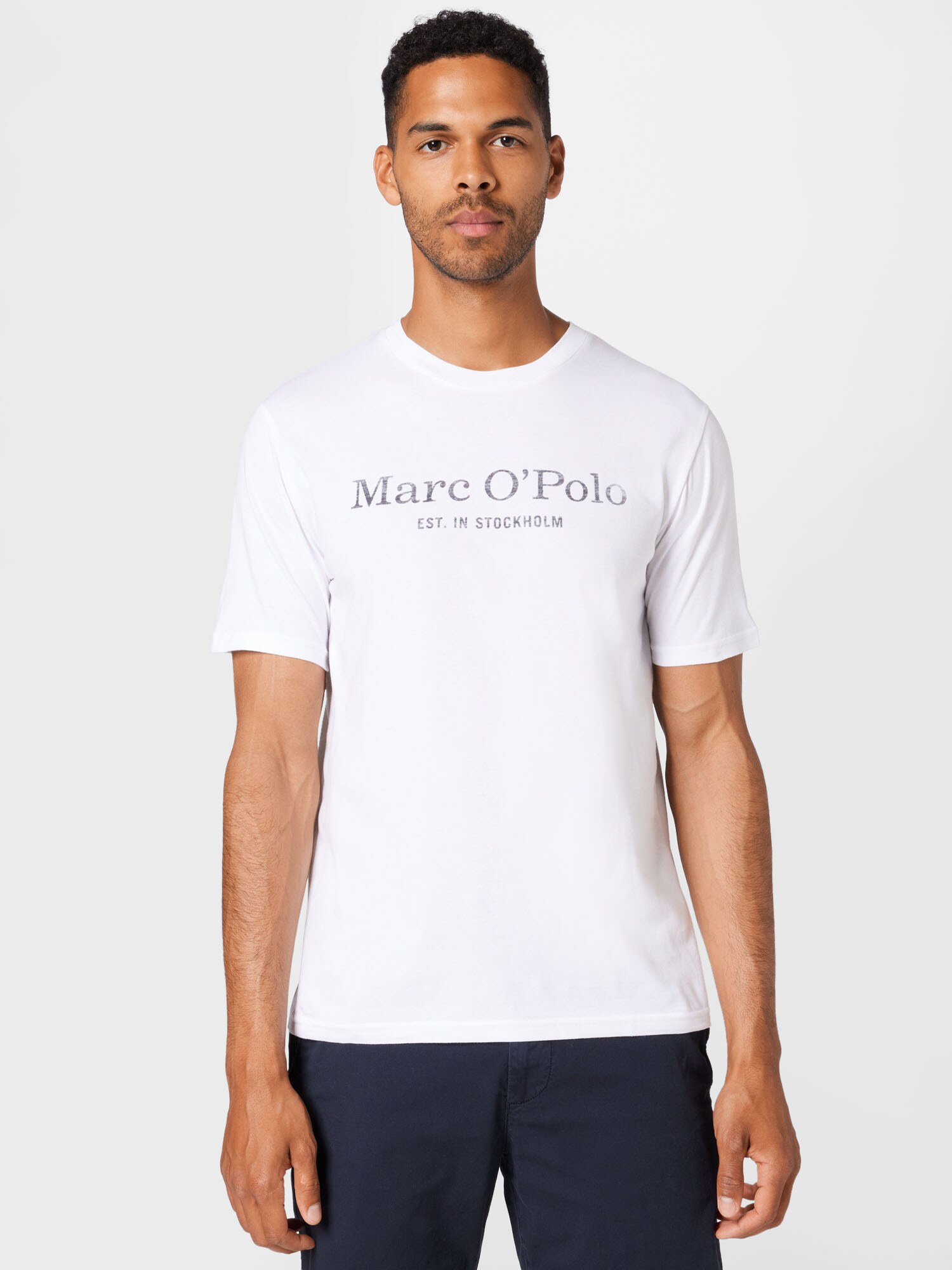 Marc O'Polo Póló  szürke melír / fehér termék 2. képe